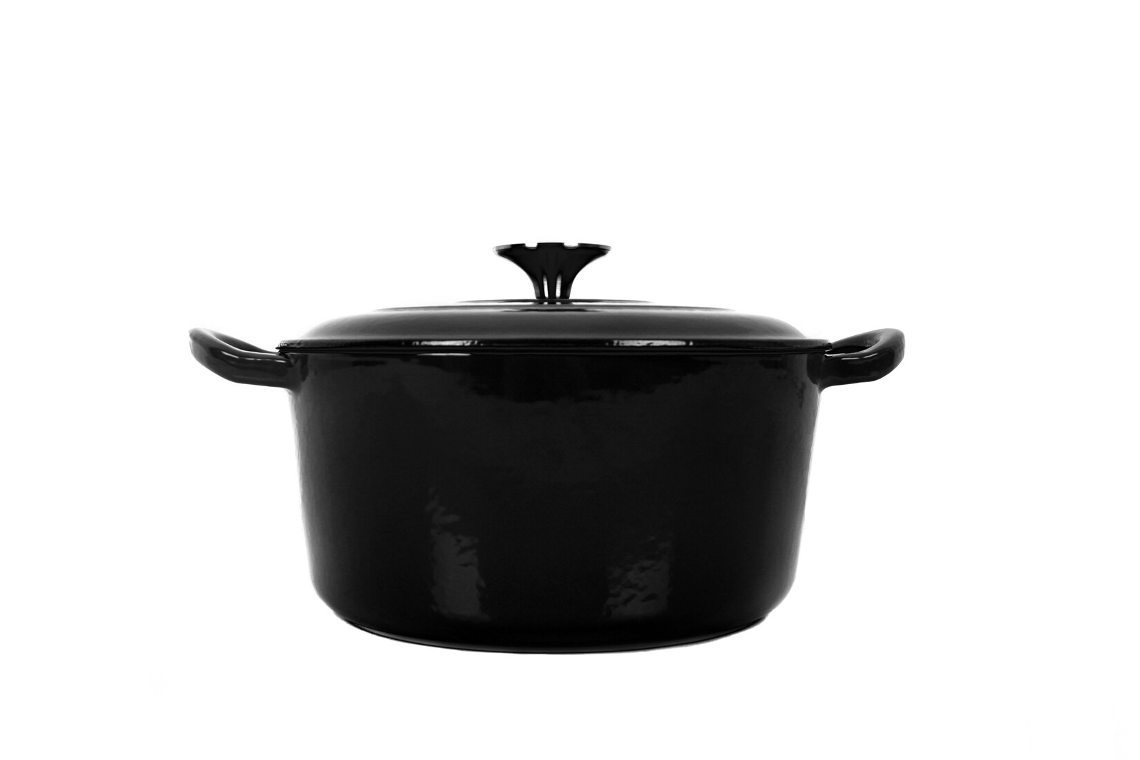 Gusseisen Koch- Schmortopf mit Deckel schwarz | 04260238067381