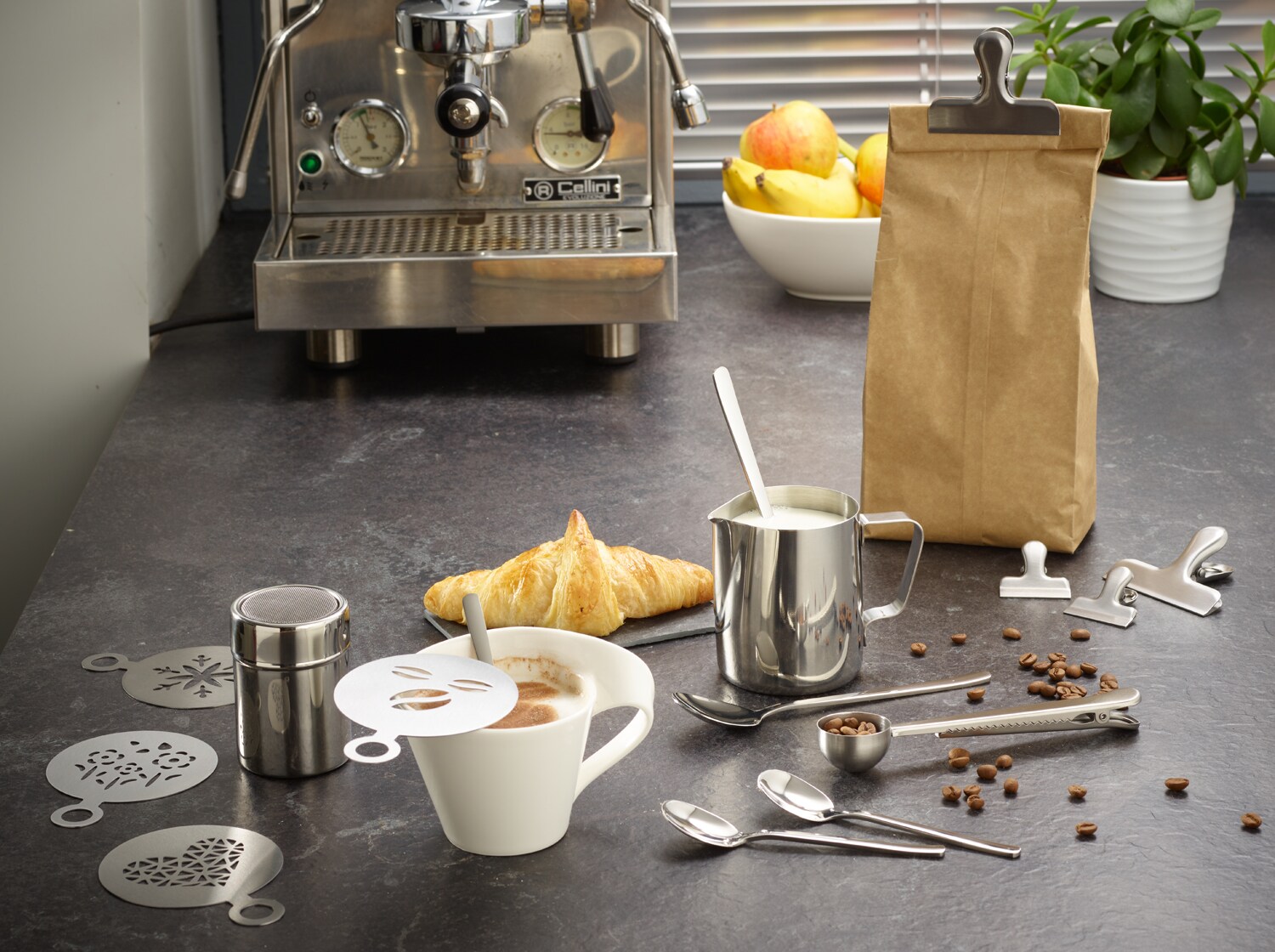 Echtwerk Kaffeezubehör-Set 23tlg, 600 ml, silber | 04260238066919