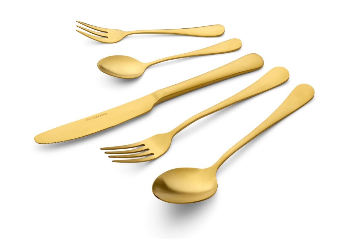 ECHTWERK Tafelbesteck „Sorrent“ 30tlg – gold | 04260238064366