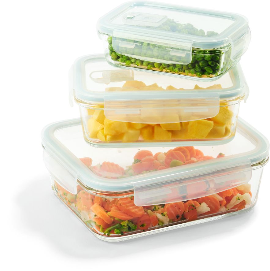 Glasdosen 3er Set  Pantone 622U (Gr&uuml;n) - Bild 1