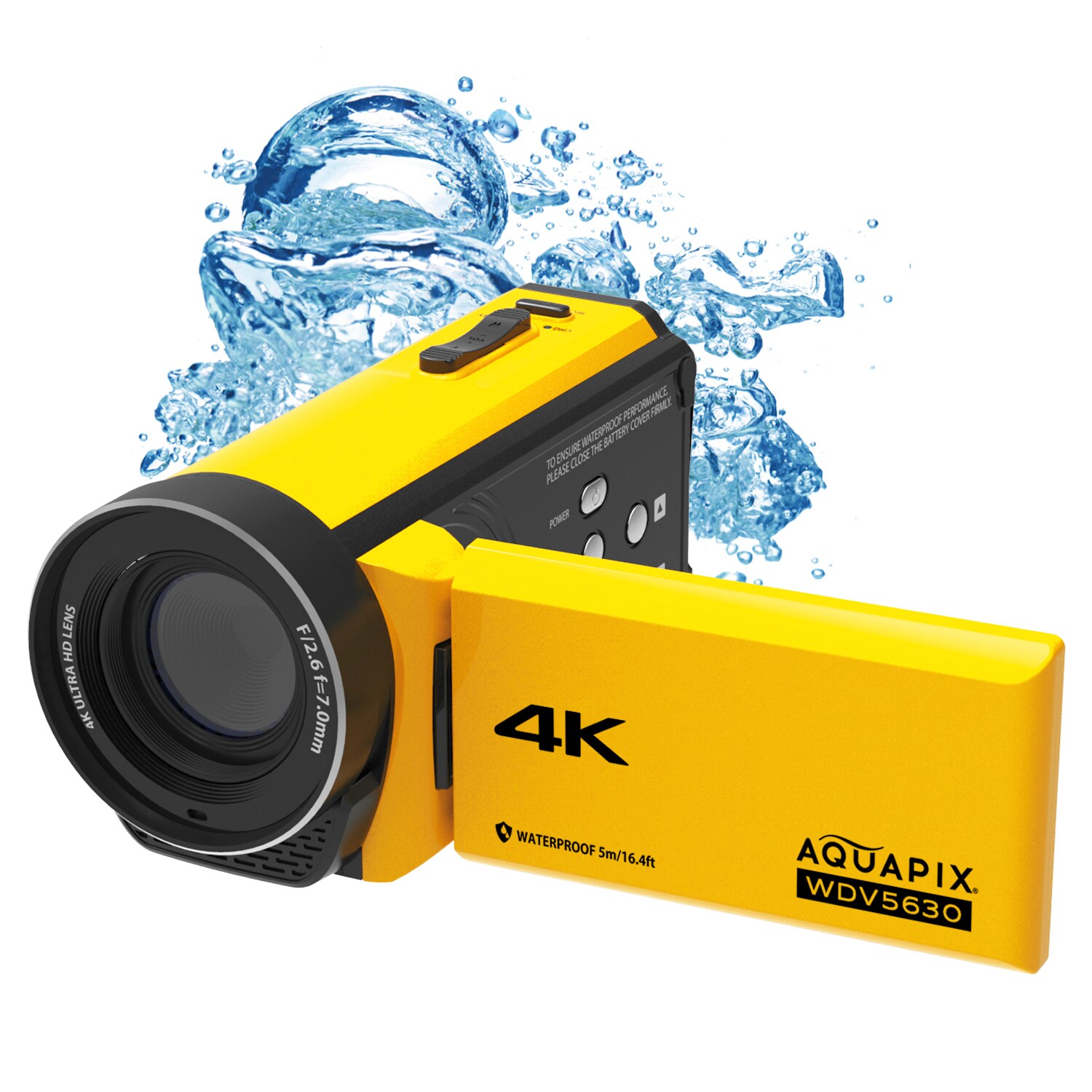 Aquapix WDV5630 Unterwasser DV-Camcorder Gelb