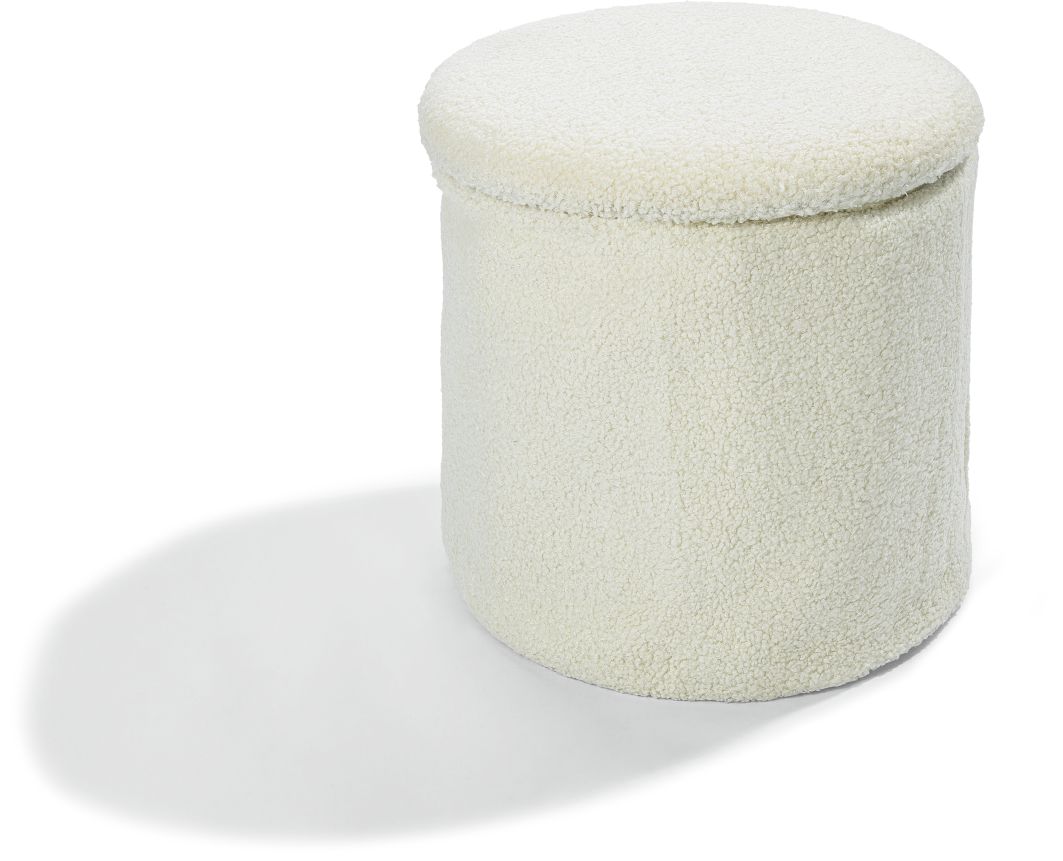 Miles Sitz- und Aufbewahrungsbox Teddy - Creme - versch. Farben - Bild 1