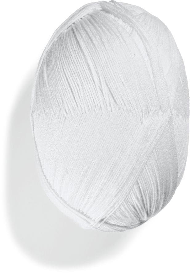 Dekor Strickgarn XXL 700 gr - Wei&szlig; - Bild 1