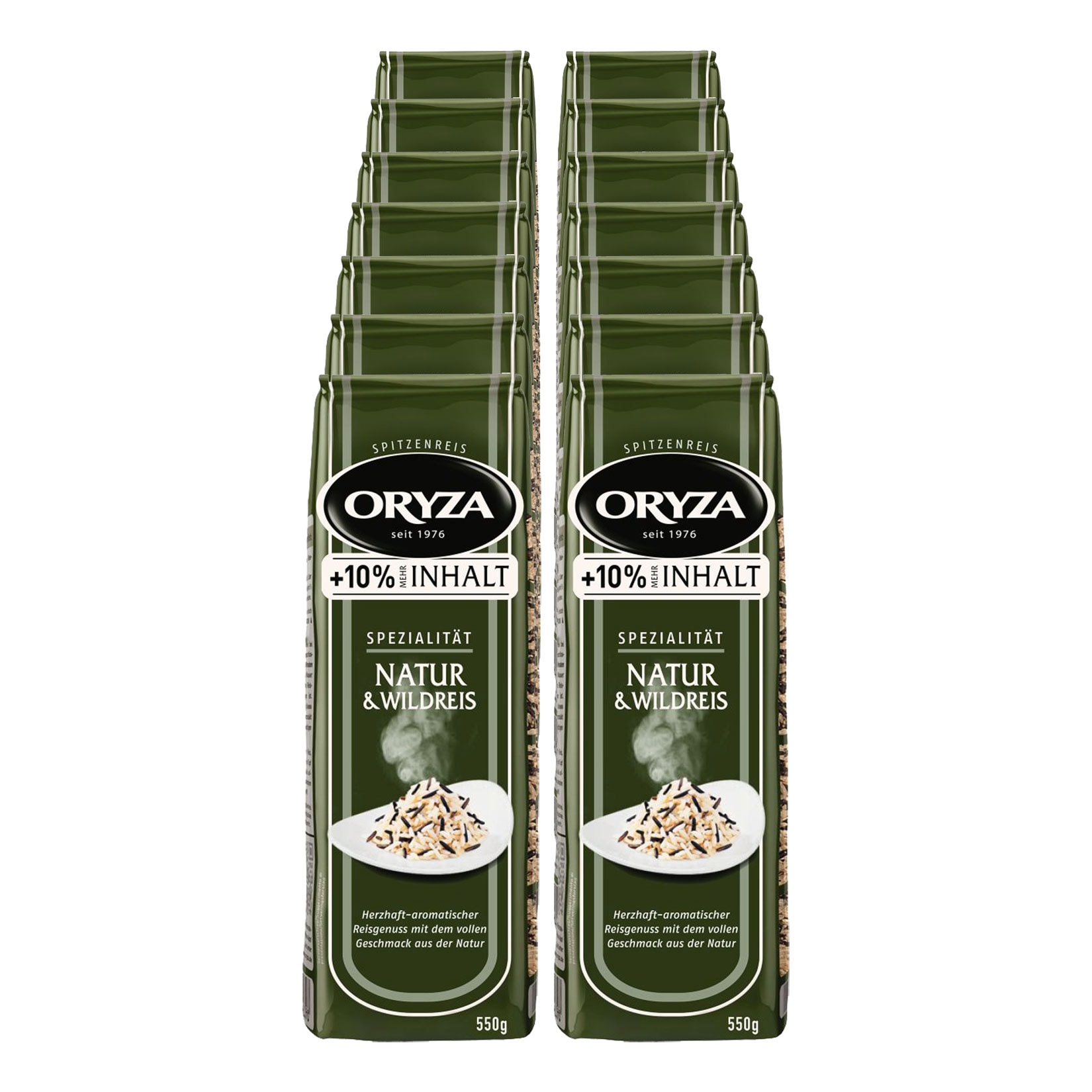 ORYZA Natur & Wildreis 10% extra 550 g, 14er Pack - Bild 1