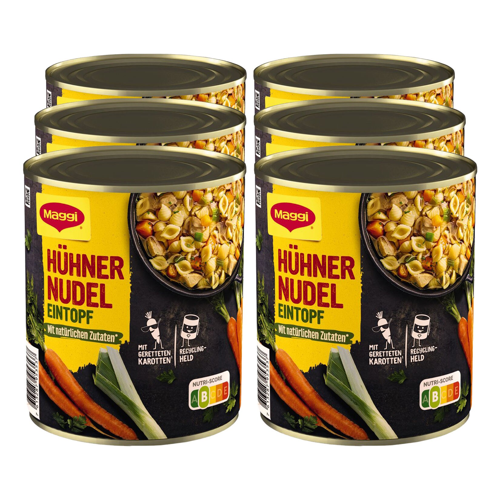 Maggi H&uuml;hner Nudel Eintopf 800 g, 6er Pack - Bild 1