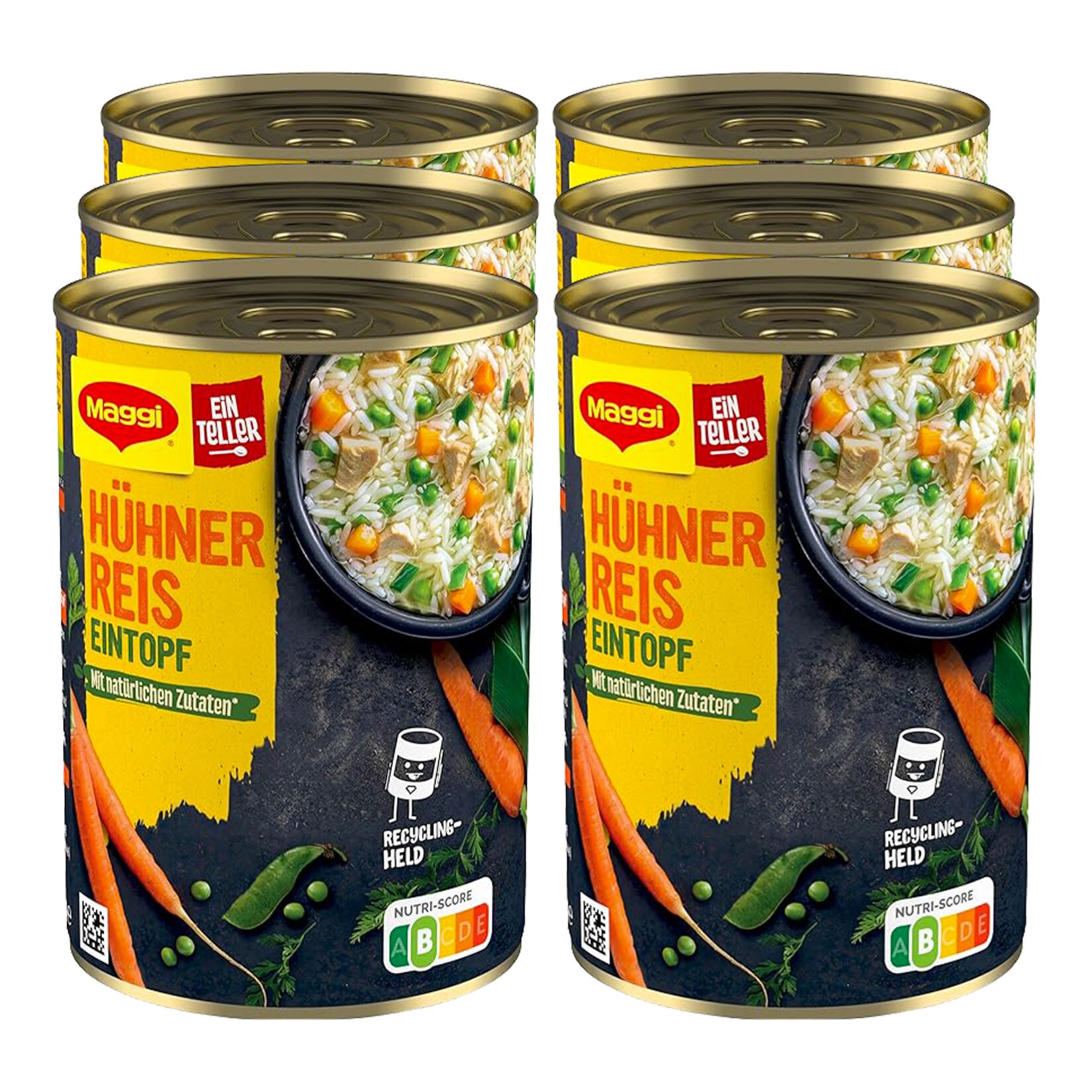 Maggi H&uuml;hner Reis Eintopf 800 g, 6er Pack - Bild 1