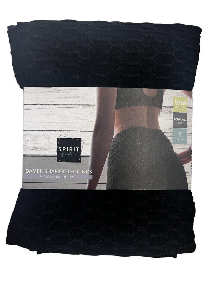 Spirit of Colors Damen Shapping Leggings schwarz - Gr. S/M - Bild 1