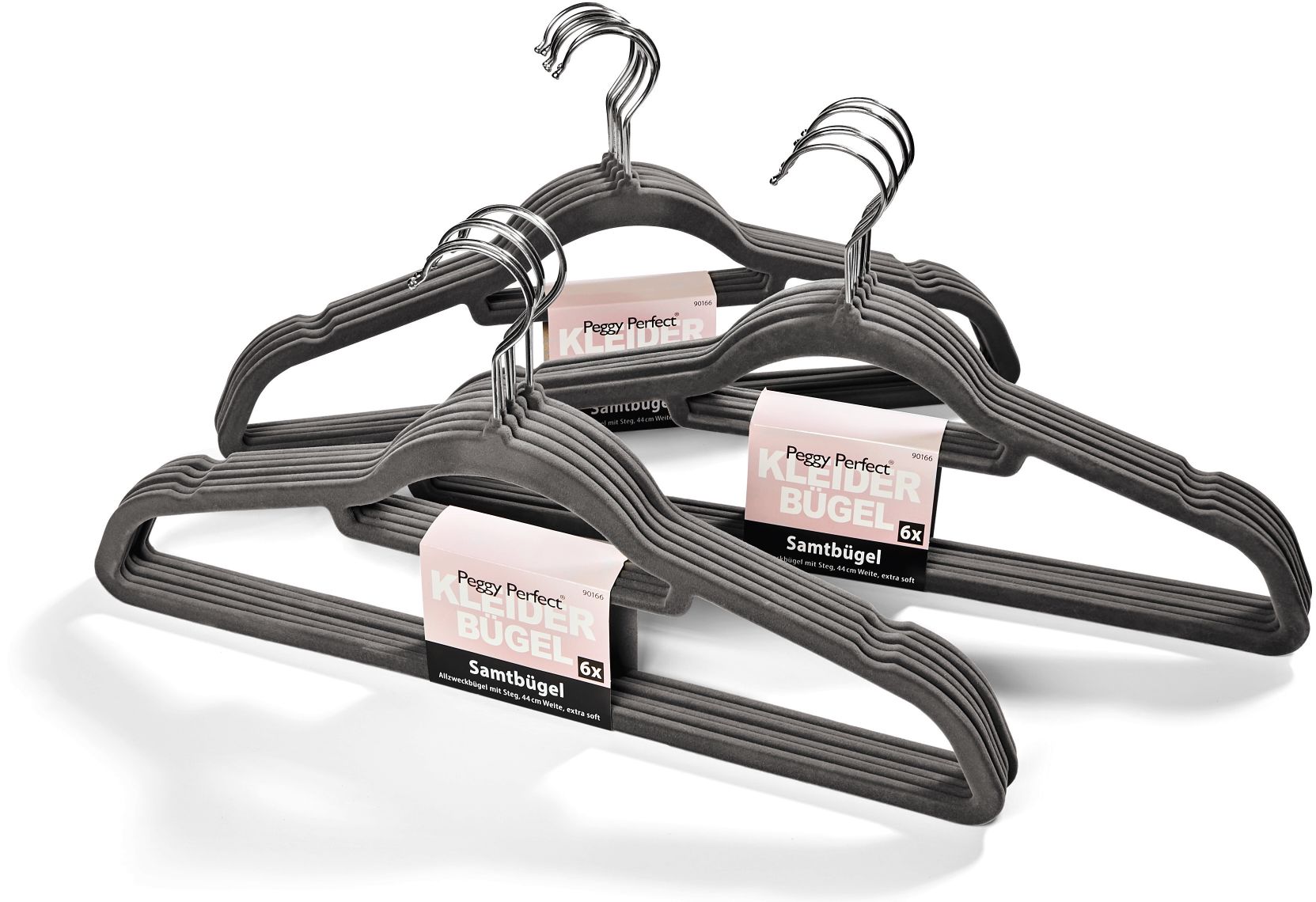 Allzweck Kleiderb&uuml;gel Peggy Perfect anthrazit - Bild 1
