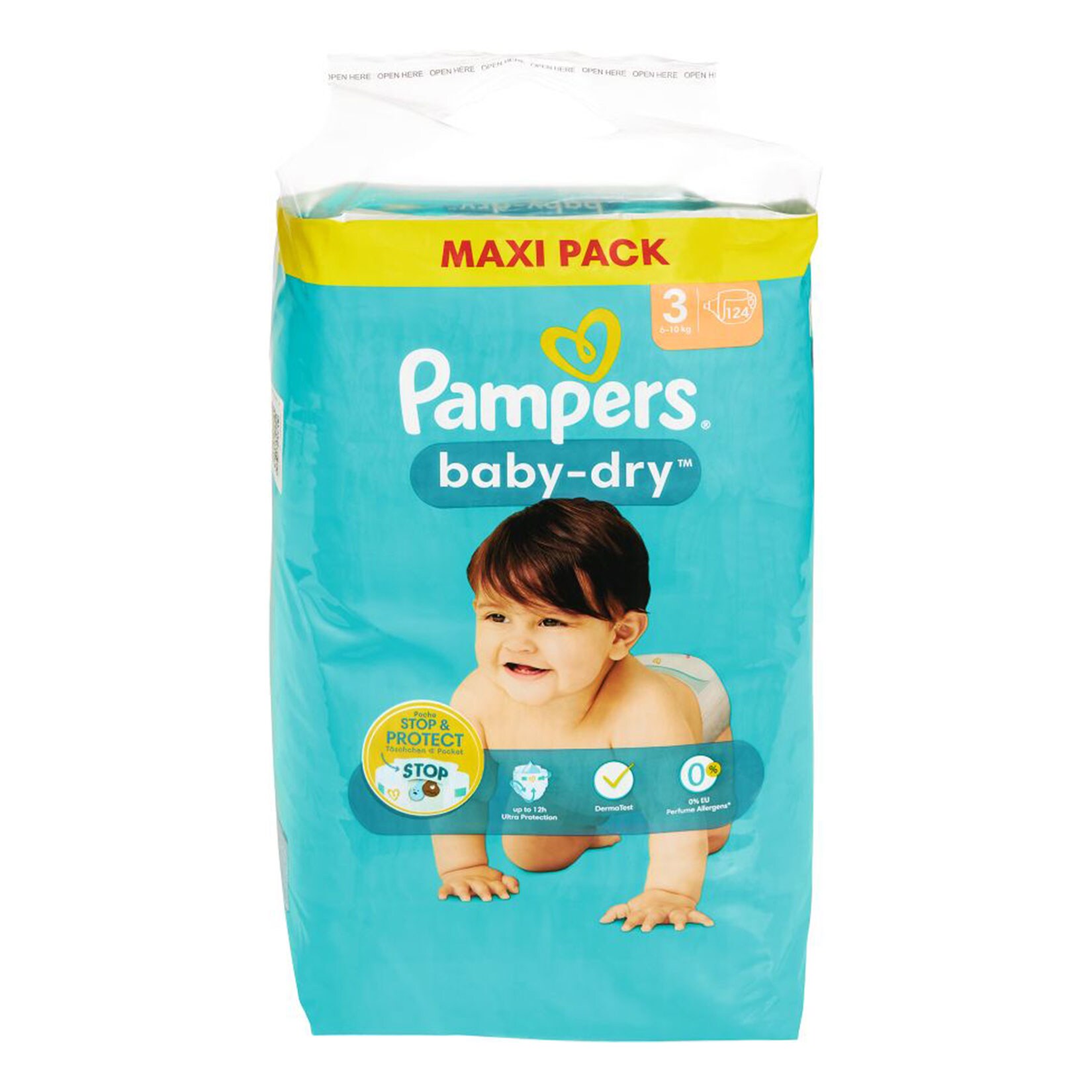 Pampers Baby Dry Windeln Maxipack Gr. 3 124 St&uuml;ck - Bild 1