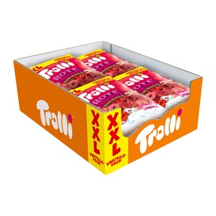 Trolli Rote Früchte Mini-Ringe XXL 350 g, 16er Pack - Bild 1