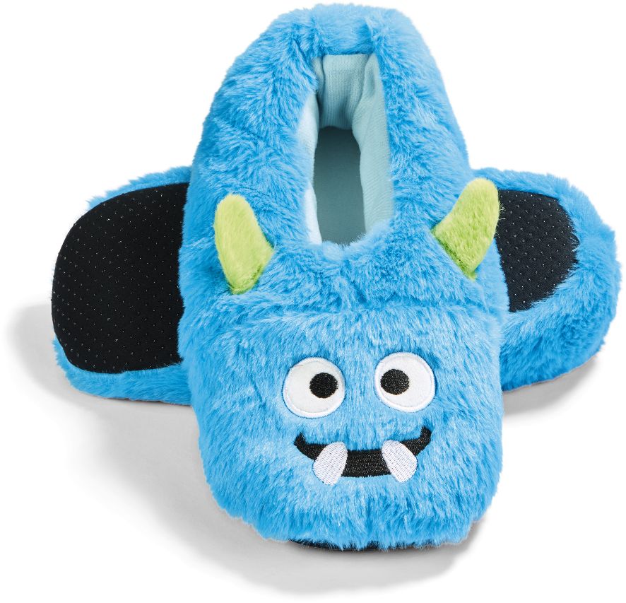 SoC Damen und Herren kuschelige Hausschuhe in Tierform - Monster, Gr. 43/46 - Bild 1