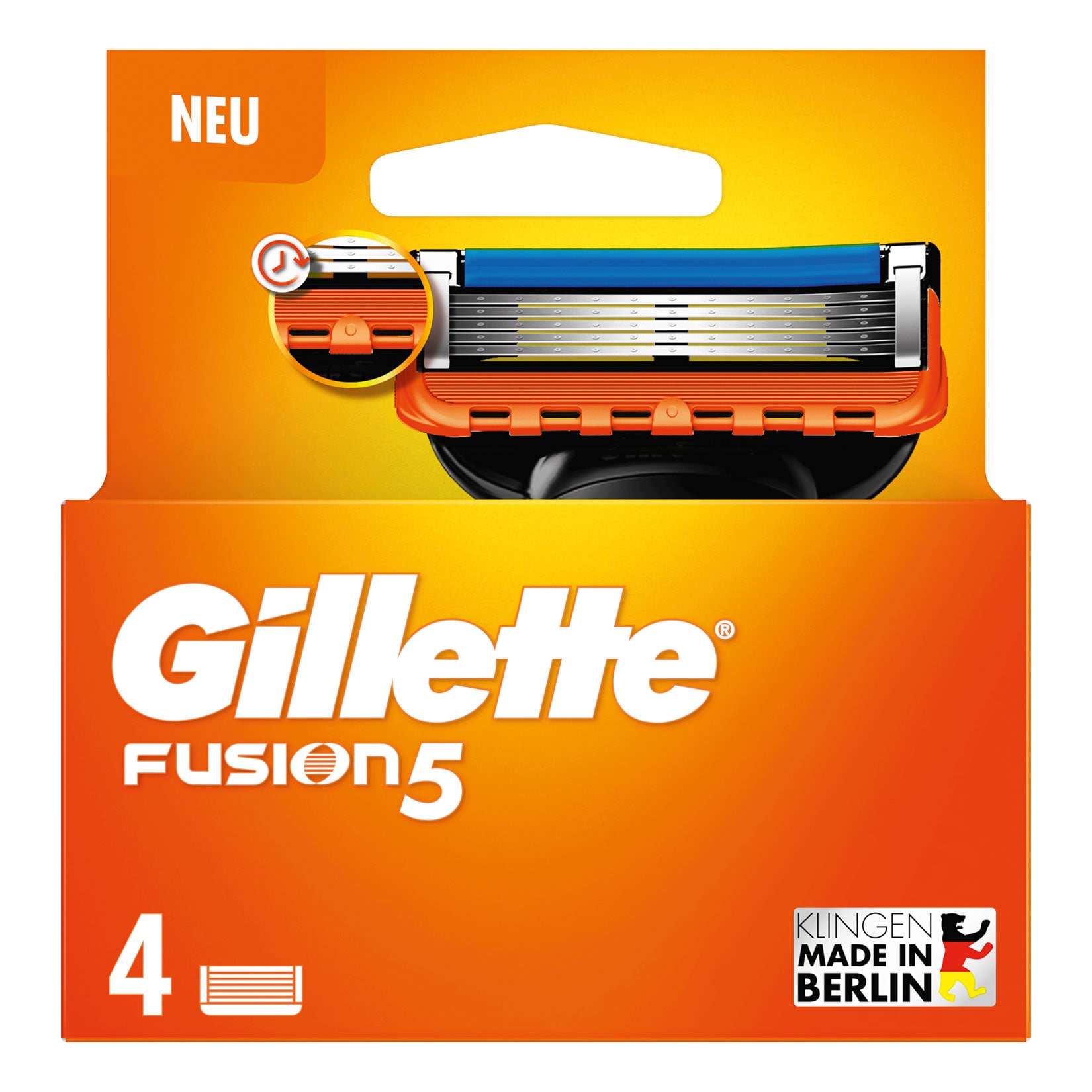 Gillette Fusion5 Systemklingen, 4 St&uuml;ck - Bild 1