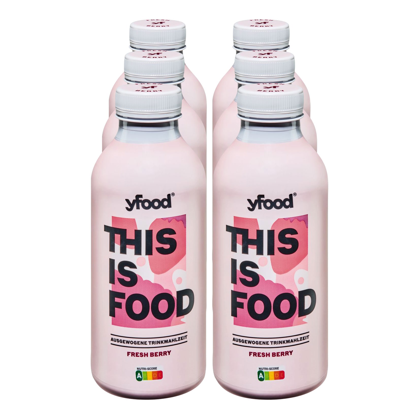 YFood Drink Fresh Berry 500 ml, 6er Pack - Bild 1