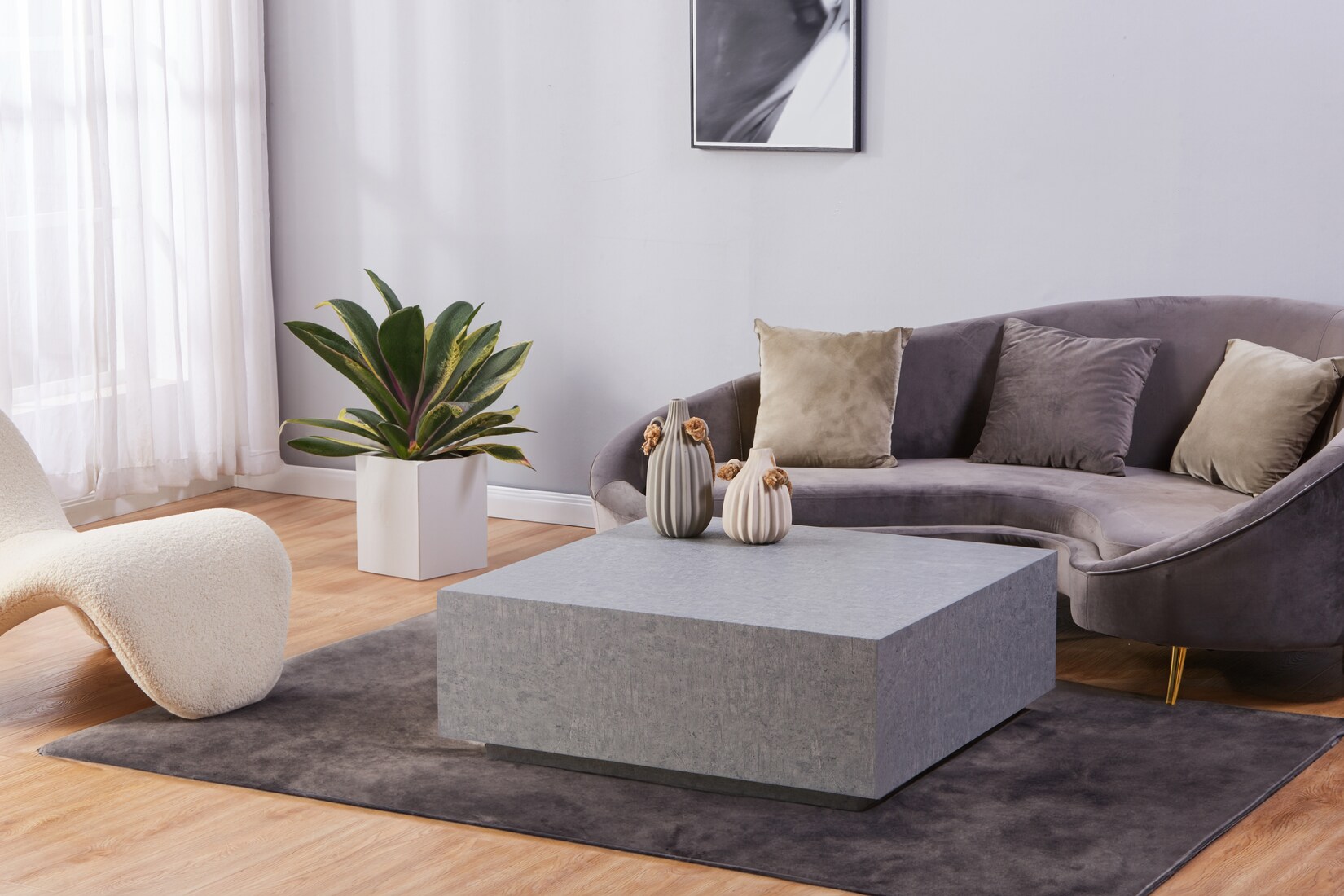 HOME DELUXE Couchtisch Amiri Marmor Grau XL – versch. Ausführungen | 04058166267931