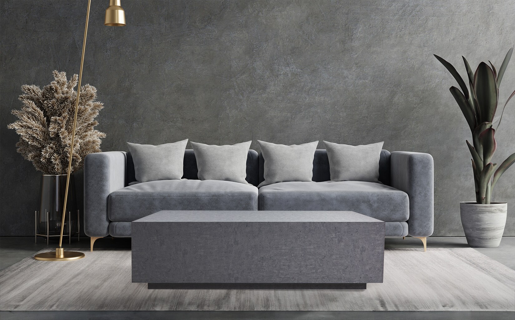 HOME DELUXE Couchtisch Amiri Marmor Grau XXL – versch. Ausführungen | 04058166267962