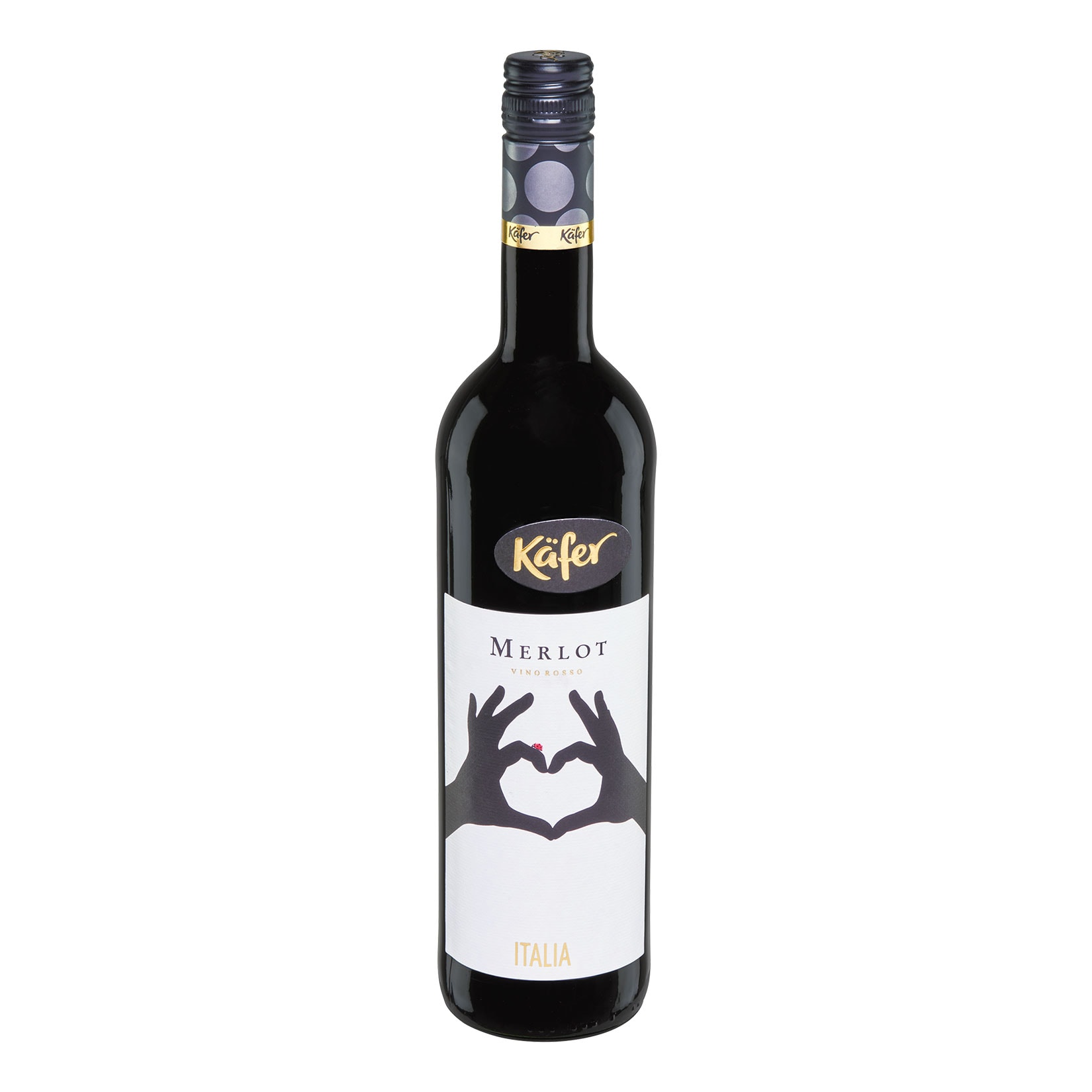 K&auml;fer Merlot trocken 14,0 % vol 0,75 Liter - Bild 1
