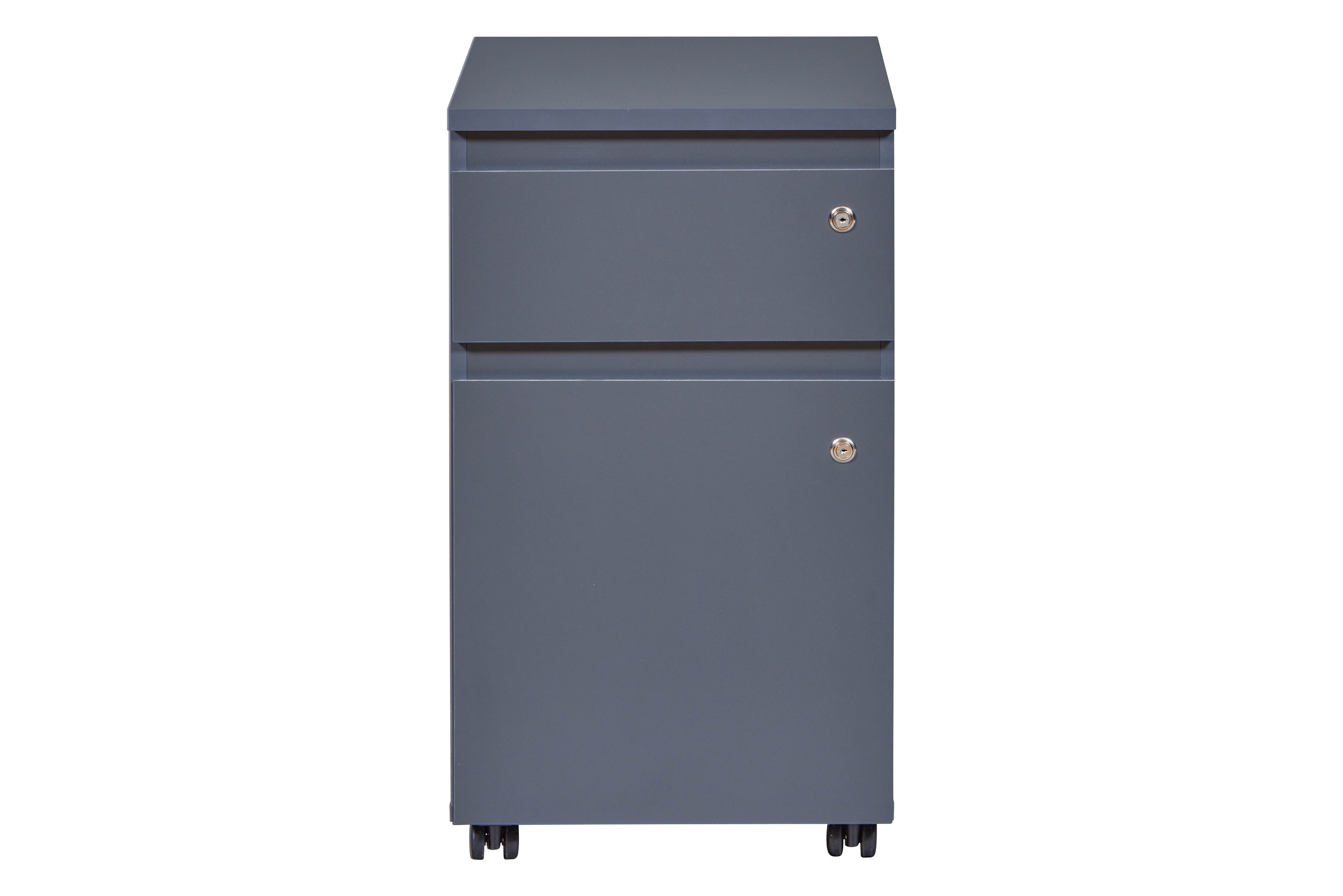 Inter Link Rollcontainer File Guard abschlie&szlig;bar - Anthrazit - Bild 1