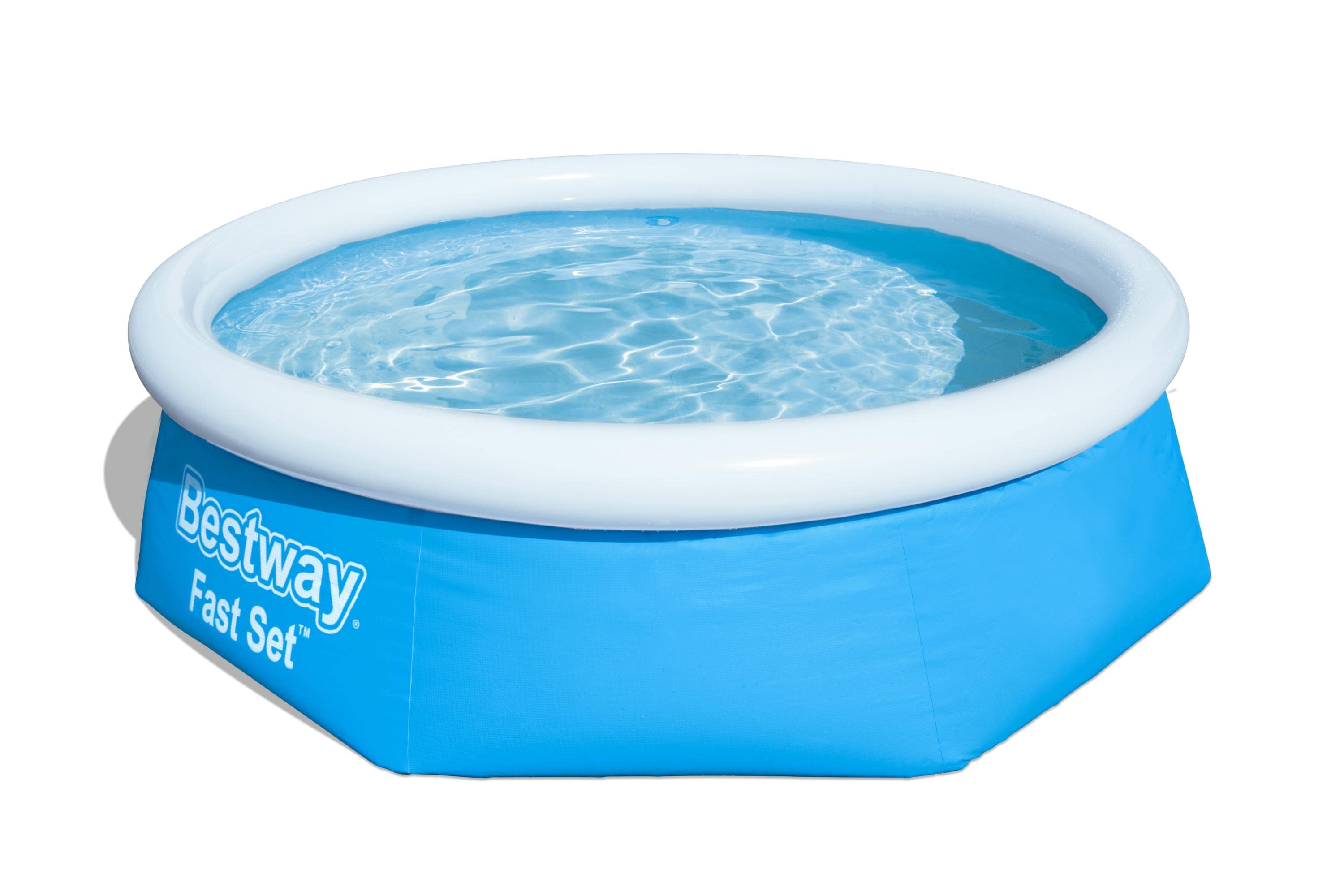 Bestway&reg; Fast Set&trade; Aufstellpool-Set mit Filterpumpe &Oslash; 244 x 66 cm blau, rund - Bild 1