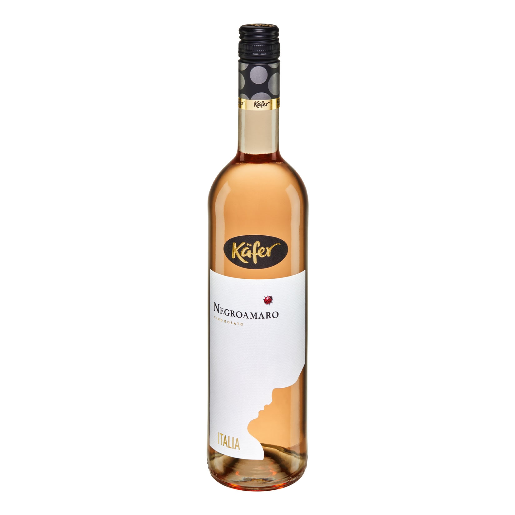 K&auml;fer Negroamaro Ros&eacute; Puglia IGP halbtrocken 12,0 % vol 0,75 Liter - Bild 1