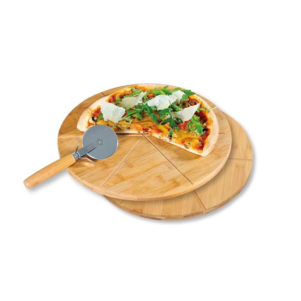 KESPER Pizza-Teller, 2er Set, mit Pizza-Schneider - Bild 1