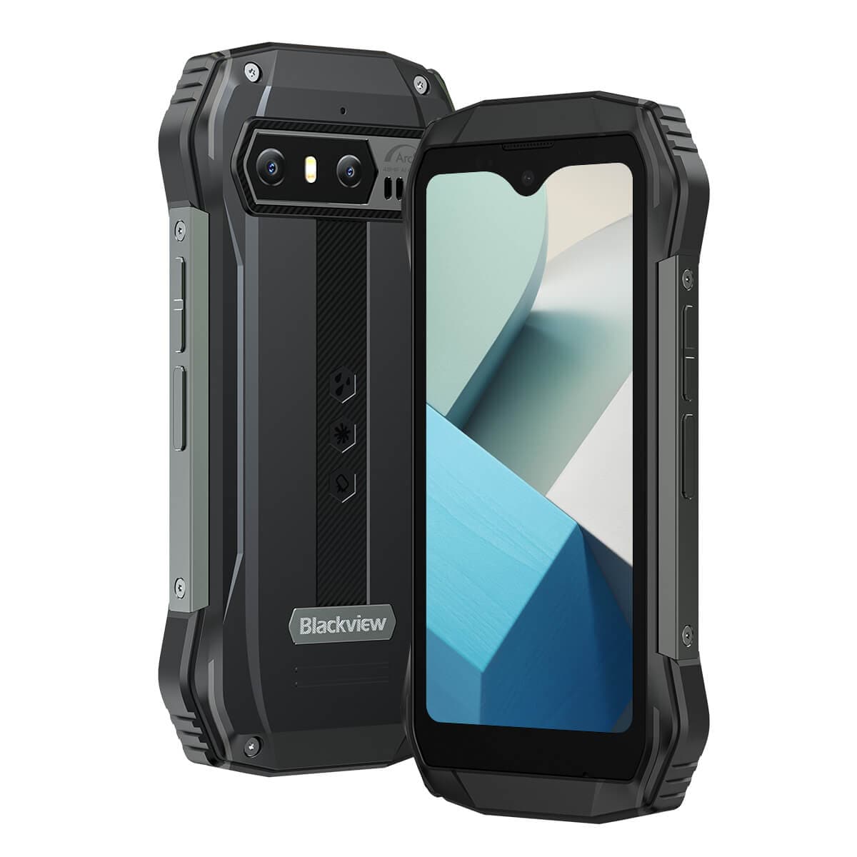 Blackview N6000 Black Rugged Smartphone, Mini Outdoorhandy mit 8 GB RAM und 256 GB Speicher - Bild 1