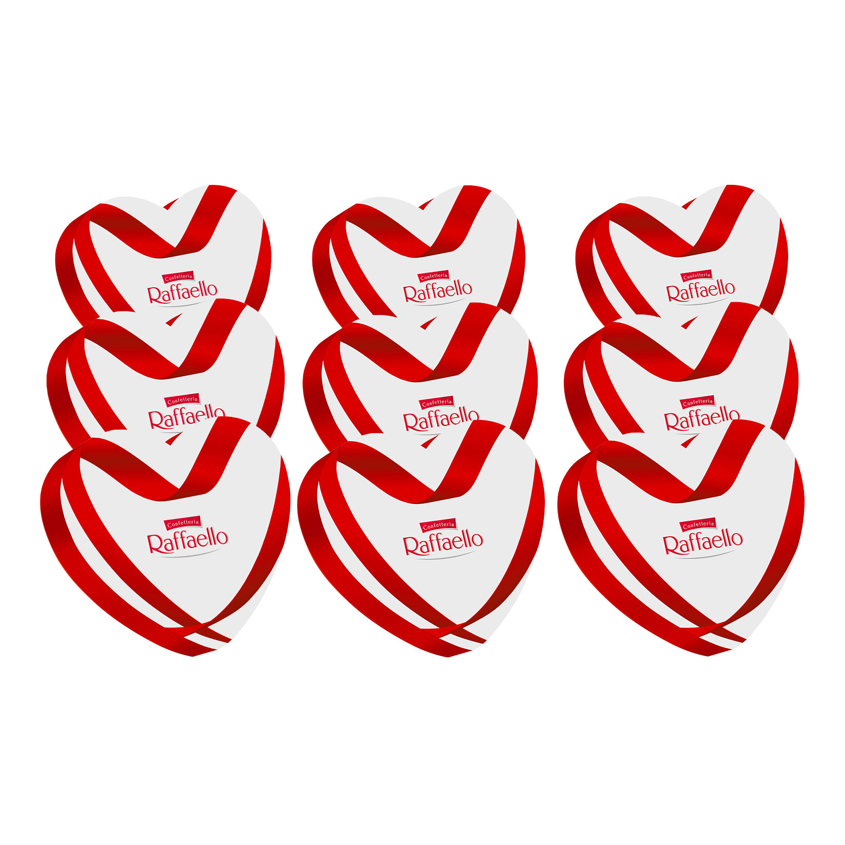 Ferrero Raffaello Herz 140 g, 9er Pack - Bild 1