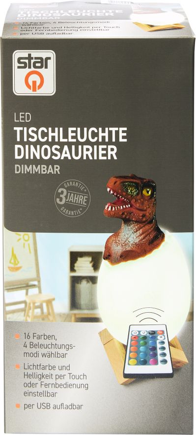 StarQ LED-Tischleuchten Dino Eier - Tyrannosaurus - Bild 1