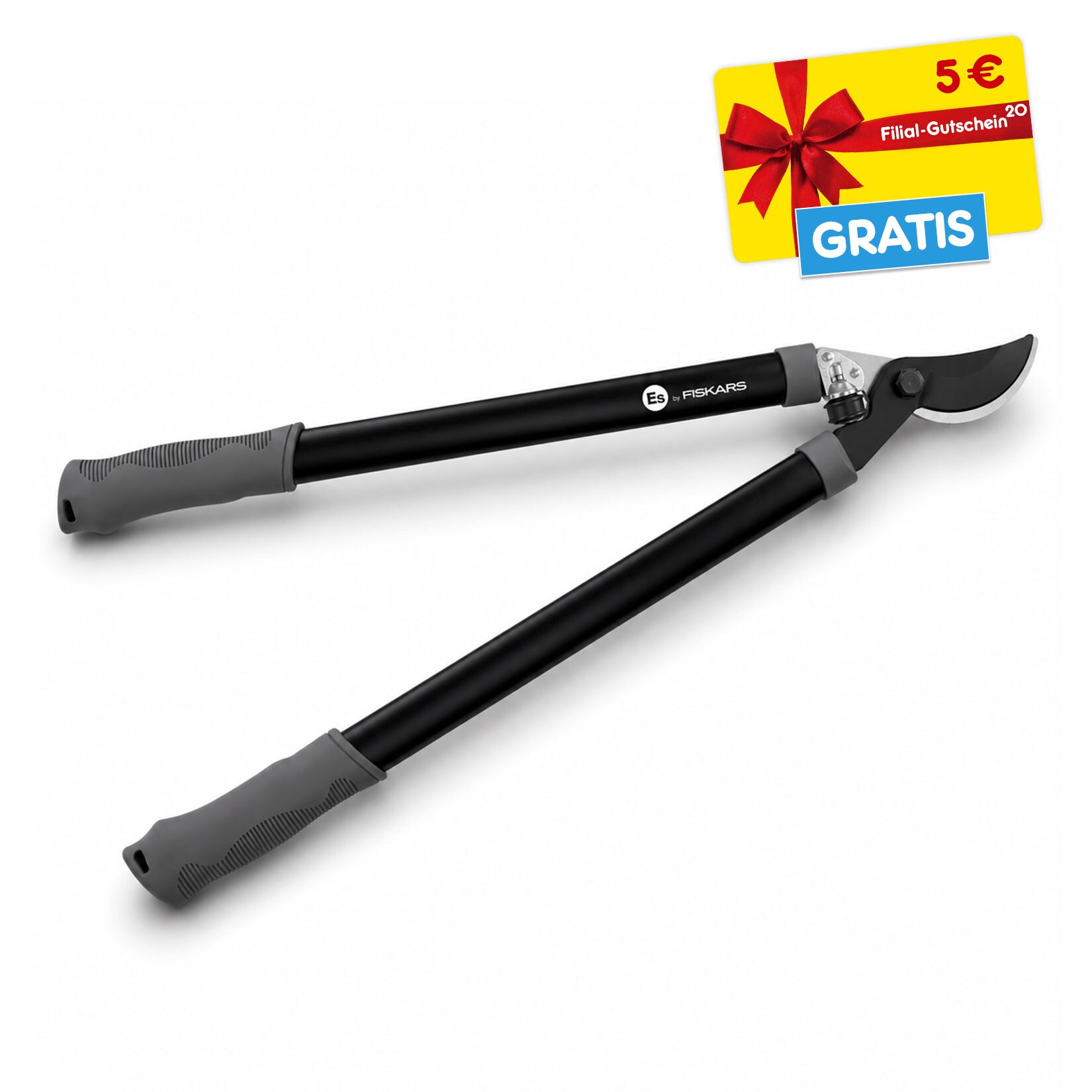Fiskars Bypass Astschere + 5 € Filial-Gutschein