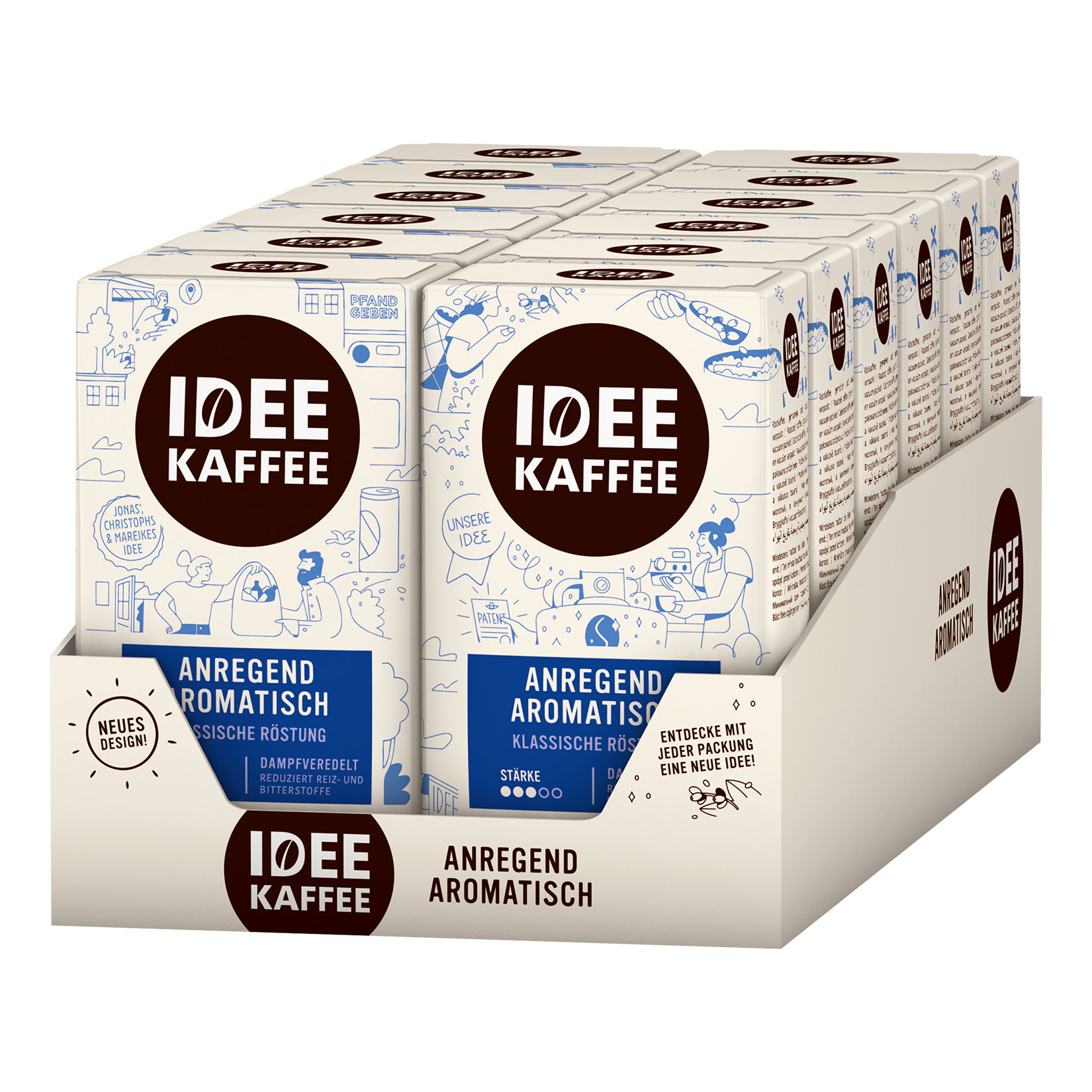 Darboven Idee Kaffee 500 g, 12er Pack - Bild 1