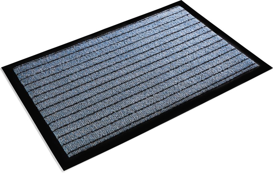 Dekor Schmutzfangmatte 90 x 150 cm - Streifen blau - Bild 1
