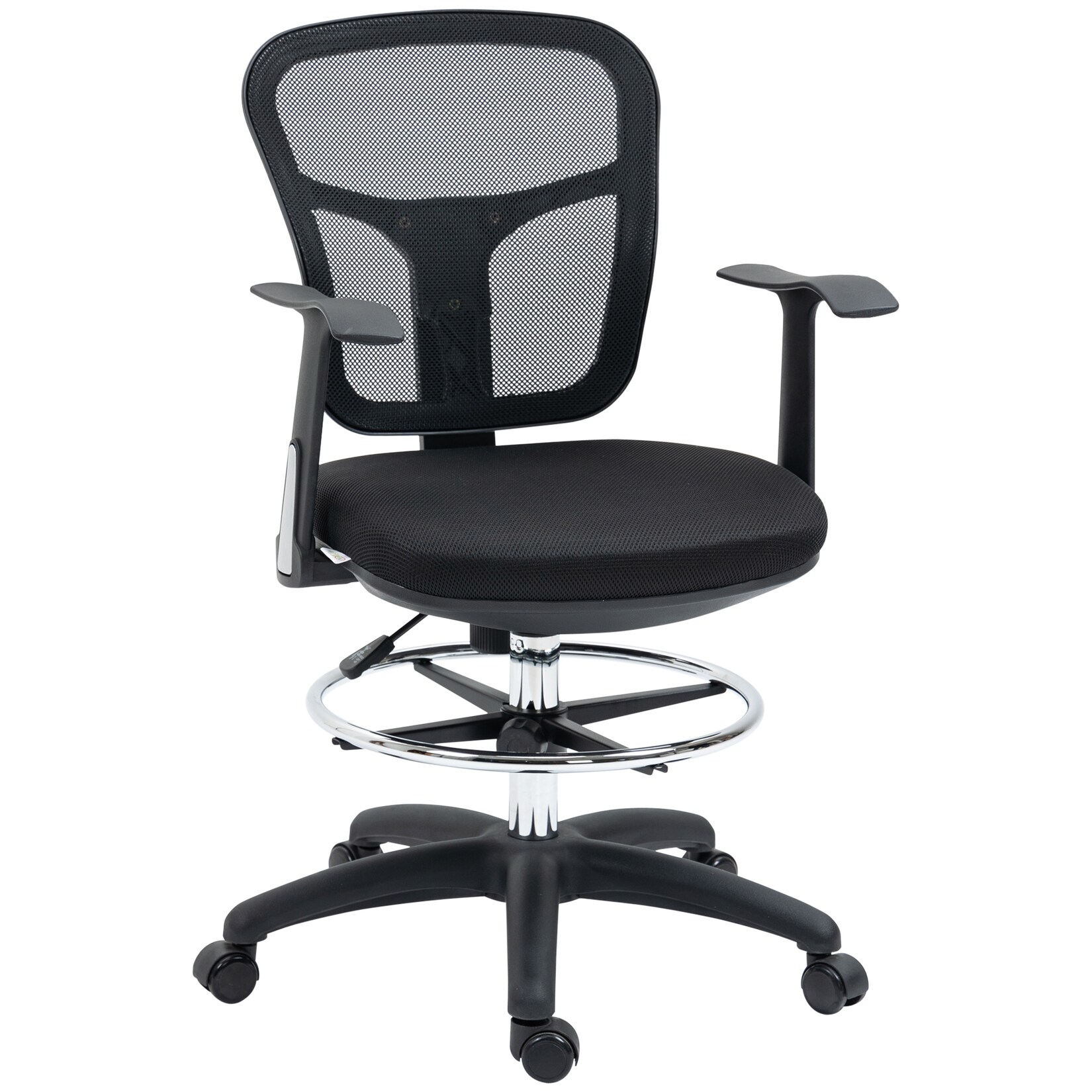 Vinsetto Bürostuhl Mesh(100% Polyester), Stahl | 04255633544148