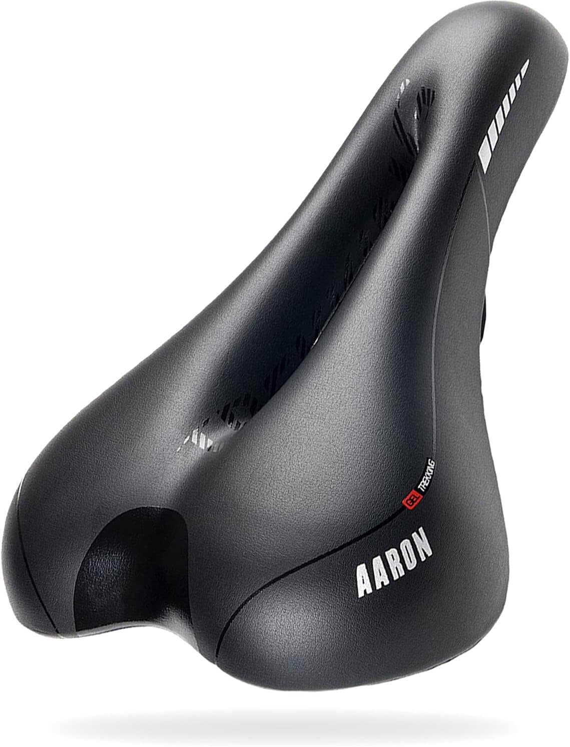 AARON Trekking ergonomischer Fahrradsattel Unisex für Trekkingrad, Mountainbike, Stadtrad, E-Bike | 04260379343917