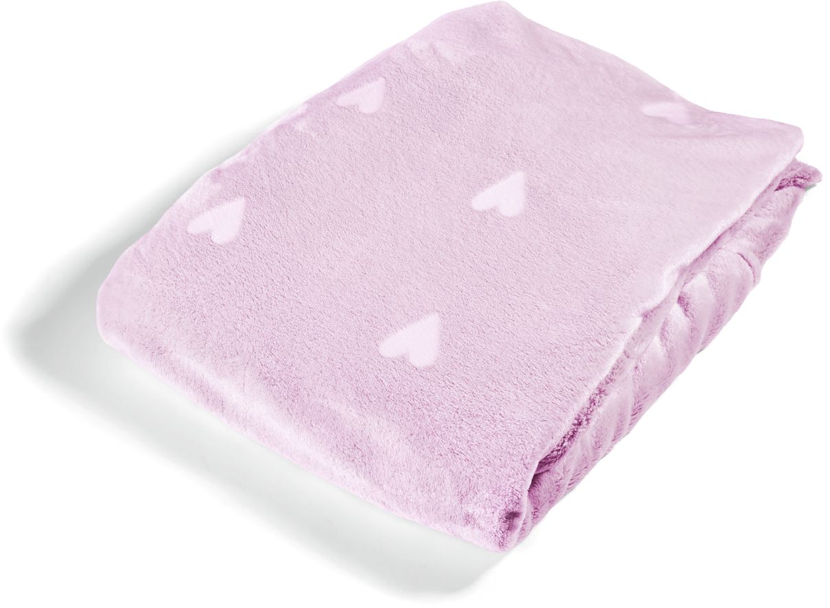 Breiding Dekor Wohndecke Glow in the Dark - Herzen - versch. Muster - Bild 1