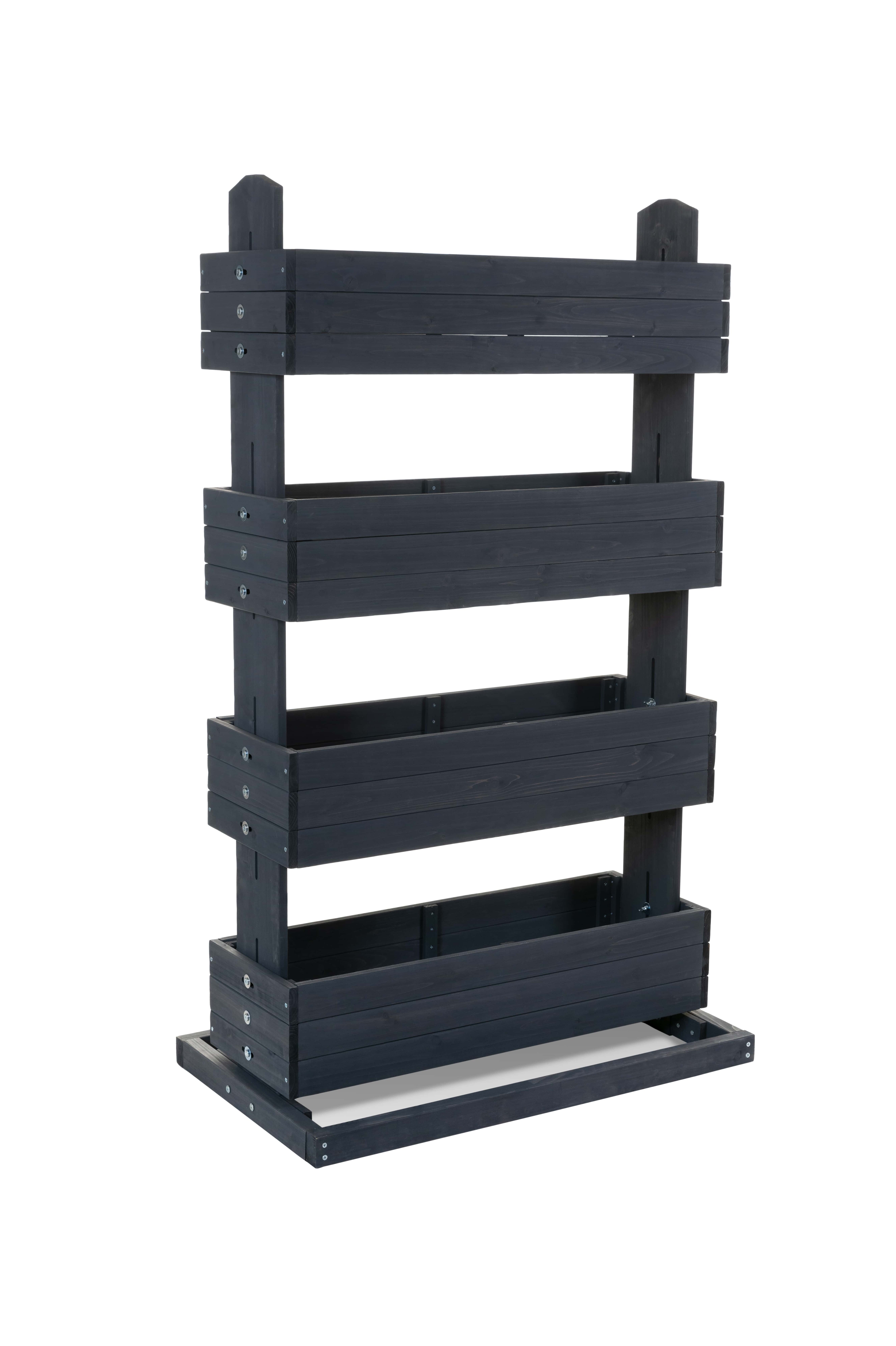 Hochbeet Cube 4 Anthrazit - Bild 1