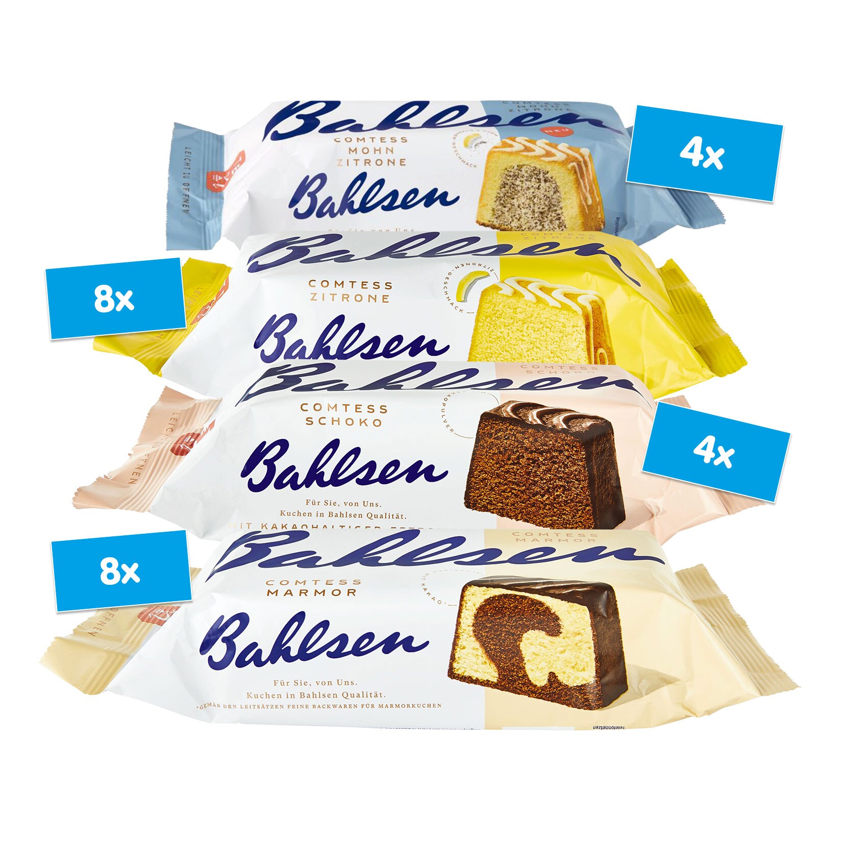 Bahlsen Comtess Kuchen 350 g, verschiedene Sorten, 24er Pack - Bild 1