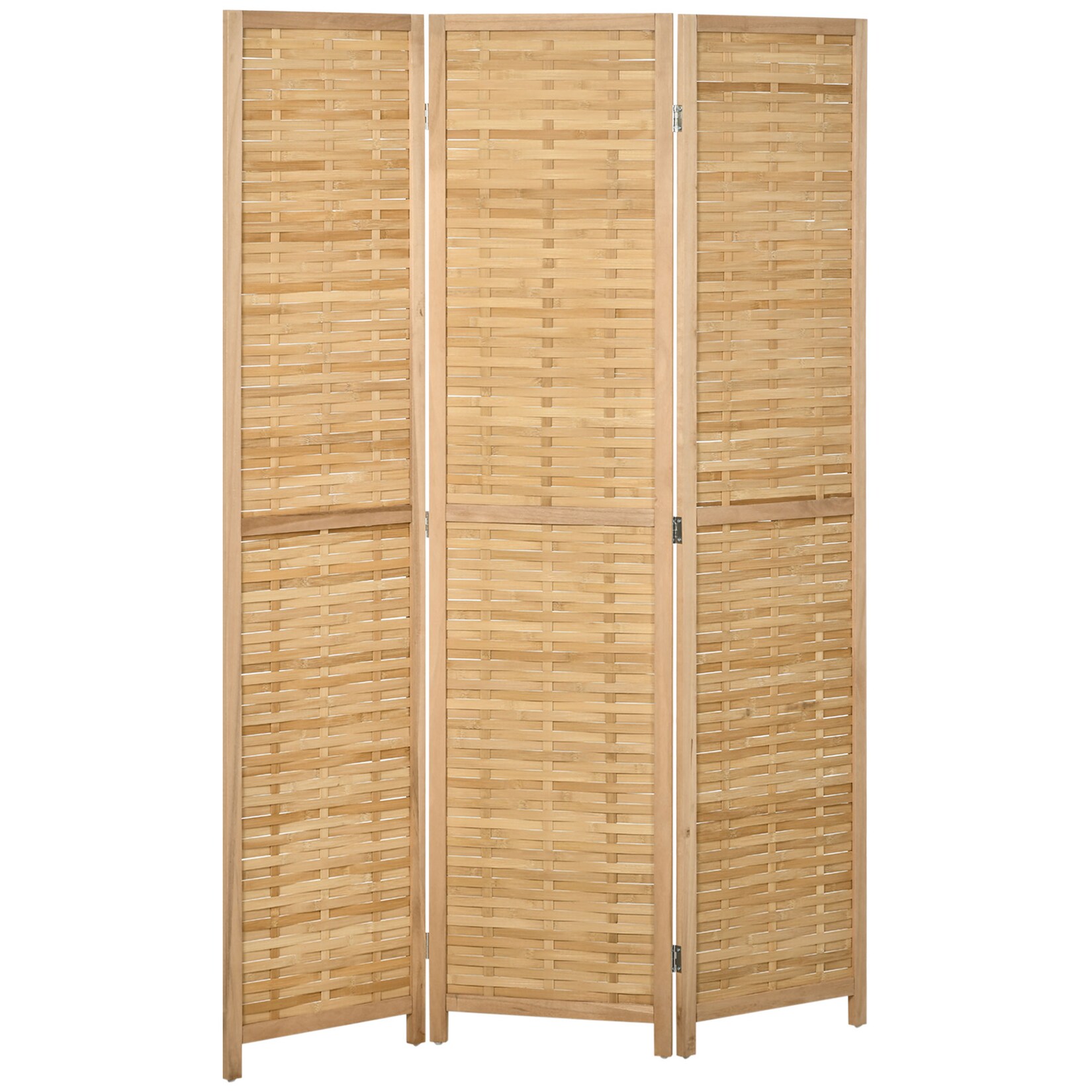 HOMCOM Paravent Bambus | 04255633548078