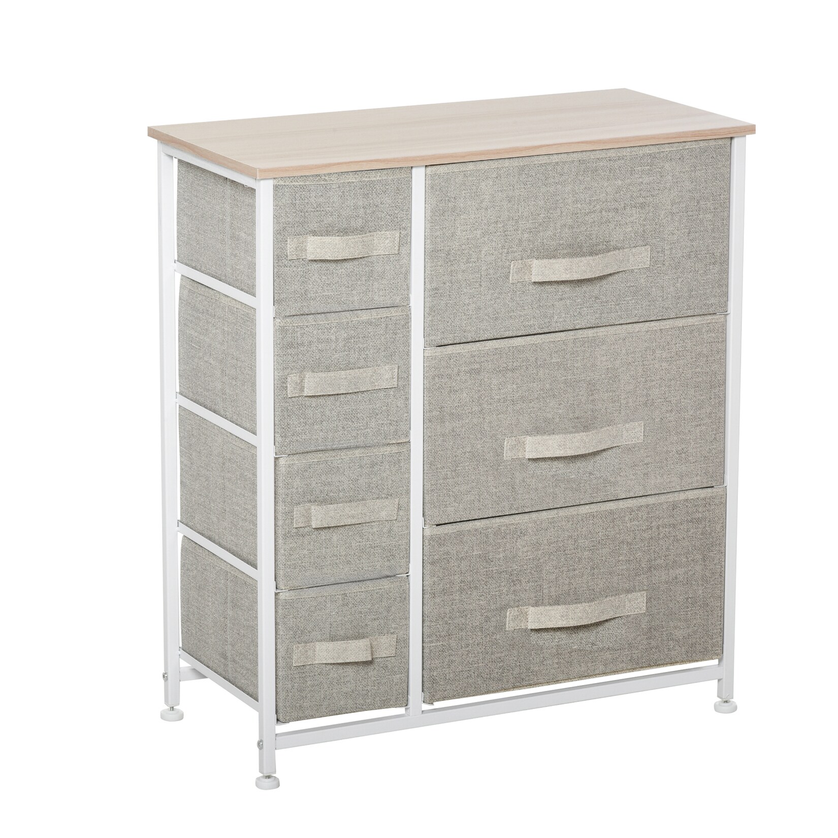 HOMCOM Schubladenschrank Stahl, Vliesstoff | 04255633533418
