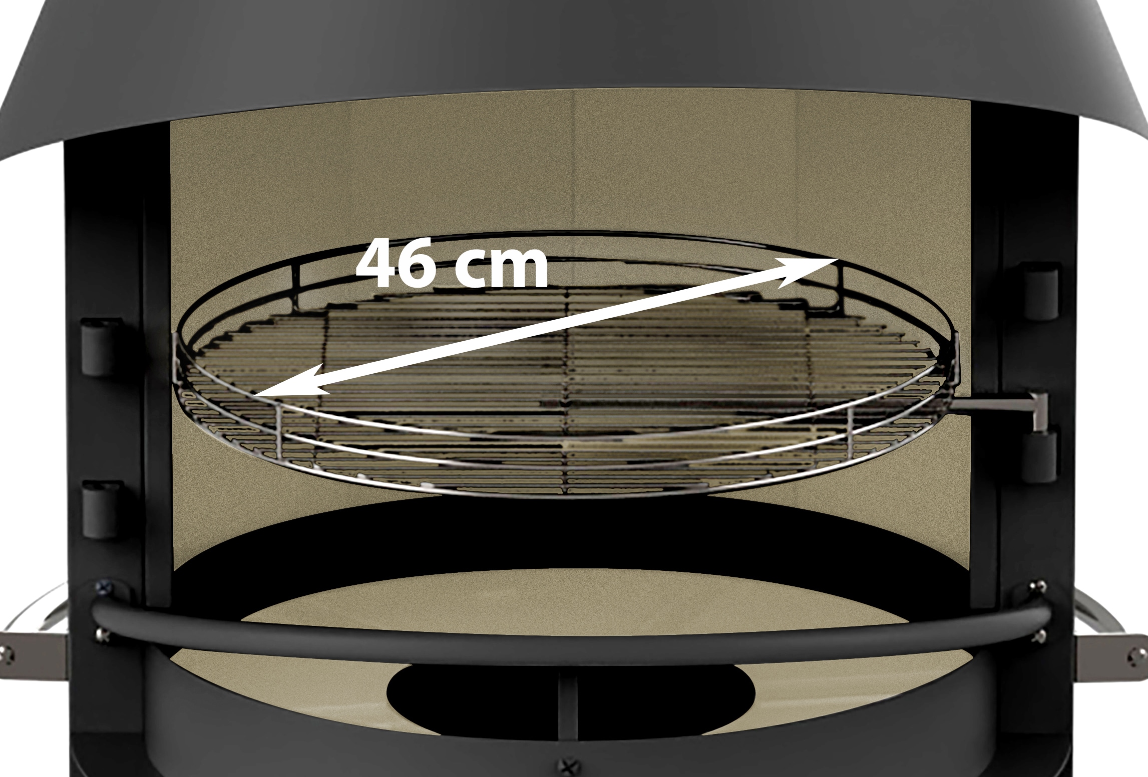 asado&reg; Grillrost &Oslash;46cm f&uuml;r  Garten-Grillkamin &bdquo;Fuego&ldquo; &Oslash; 70cm - Bild 1