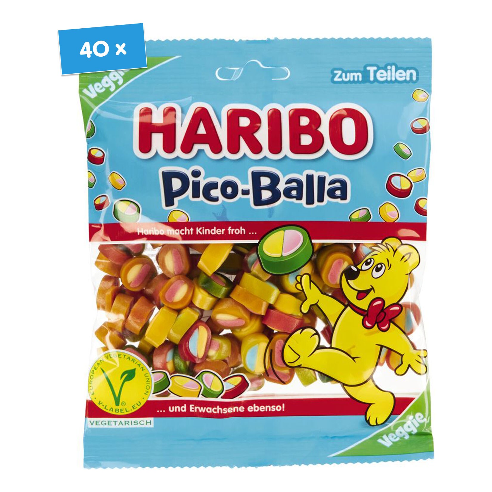 Haribo Pico Balla 160 g , 40er Pack - Bild 1