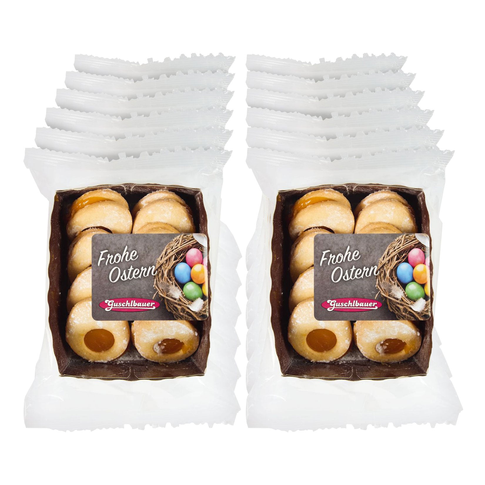 Guschlbauer Oster Linzeraugen 150 g, 12er Pack - Bild 1