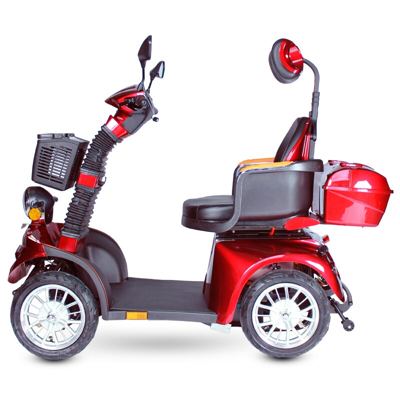 ECO ENGEL 540 E-Scooter mit Elektromagnetische Bremse – Rot | 04260343354598