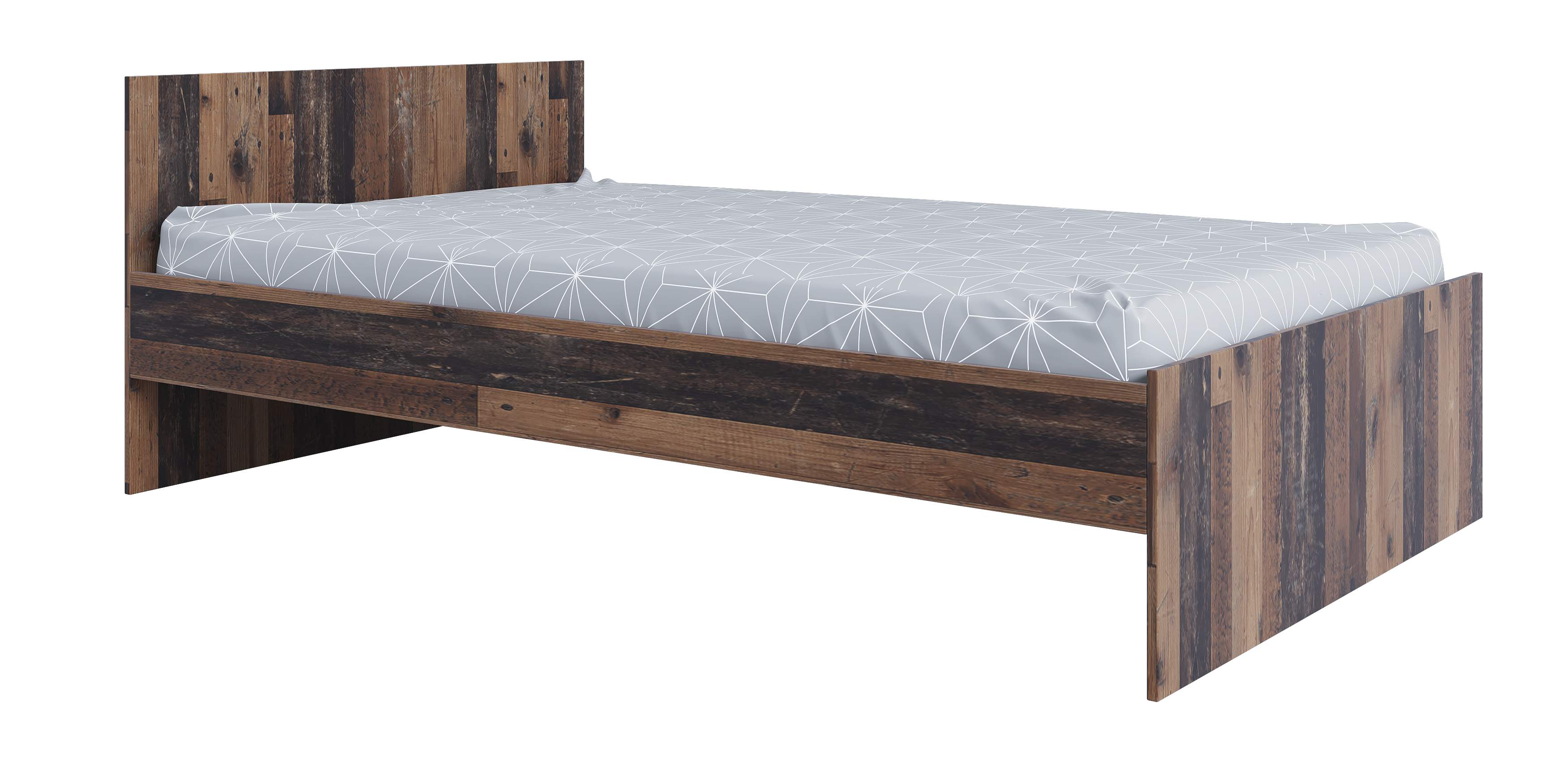 AI-SEN nonjoo-Teen Einzelbett Liegefl&auml;che 120 x 200 cm ohne Lattenrost - Bild 1