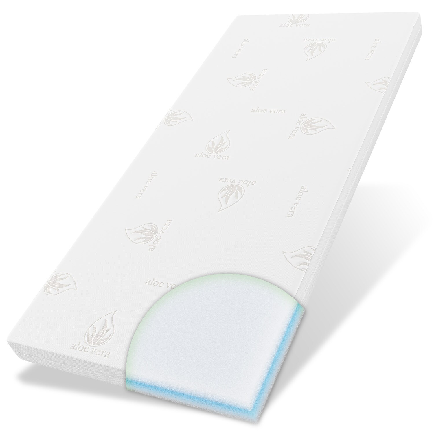 ELONEO Visko-Gelschaum Matratzen-Wendeauflage »Komfort«, 7cm dick, 90×200 cm | 04260346888014