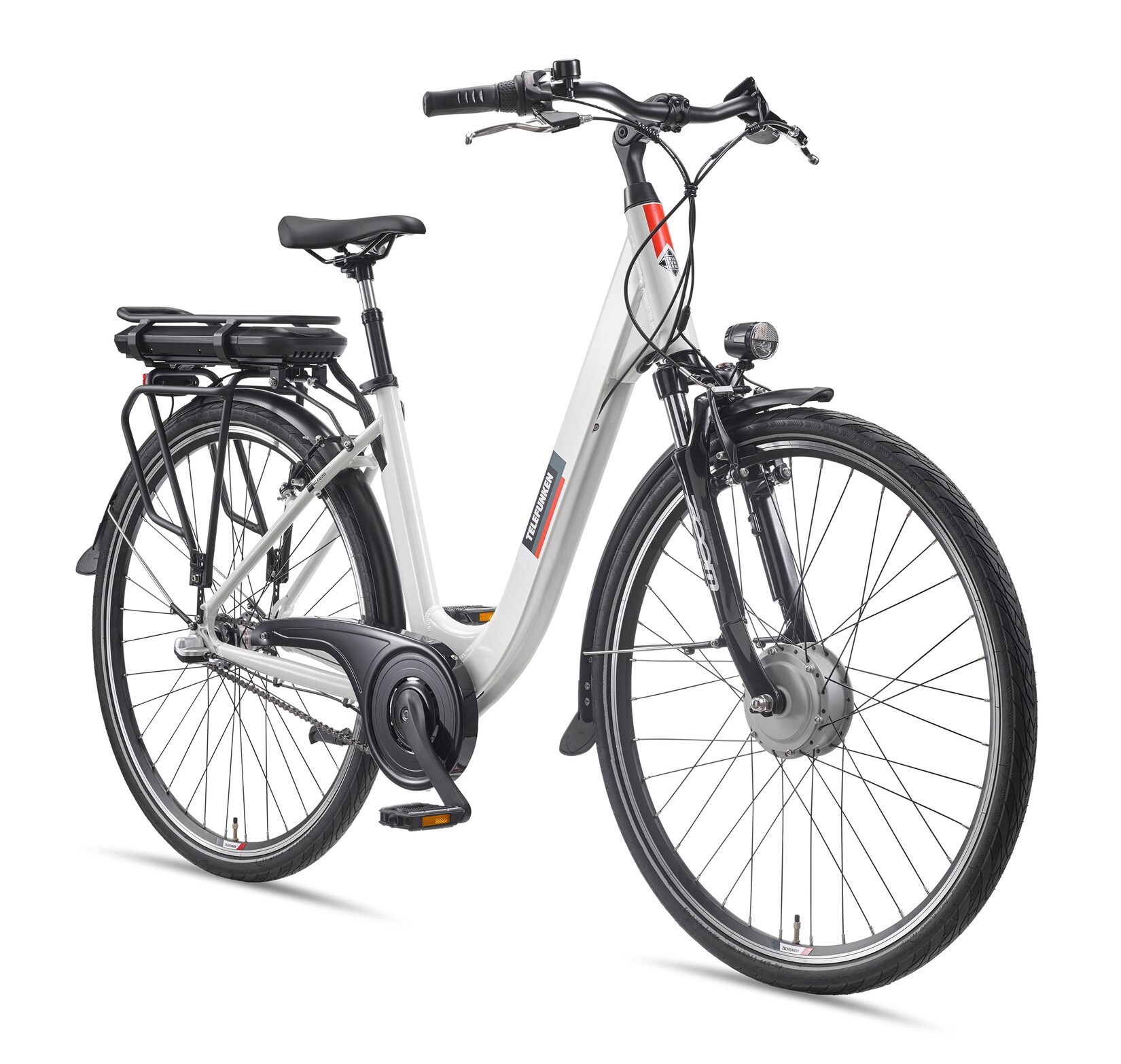 TELEFUNKEN RC835 E-City-Bike 28″ weiß | 04000420284567