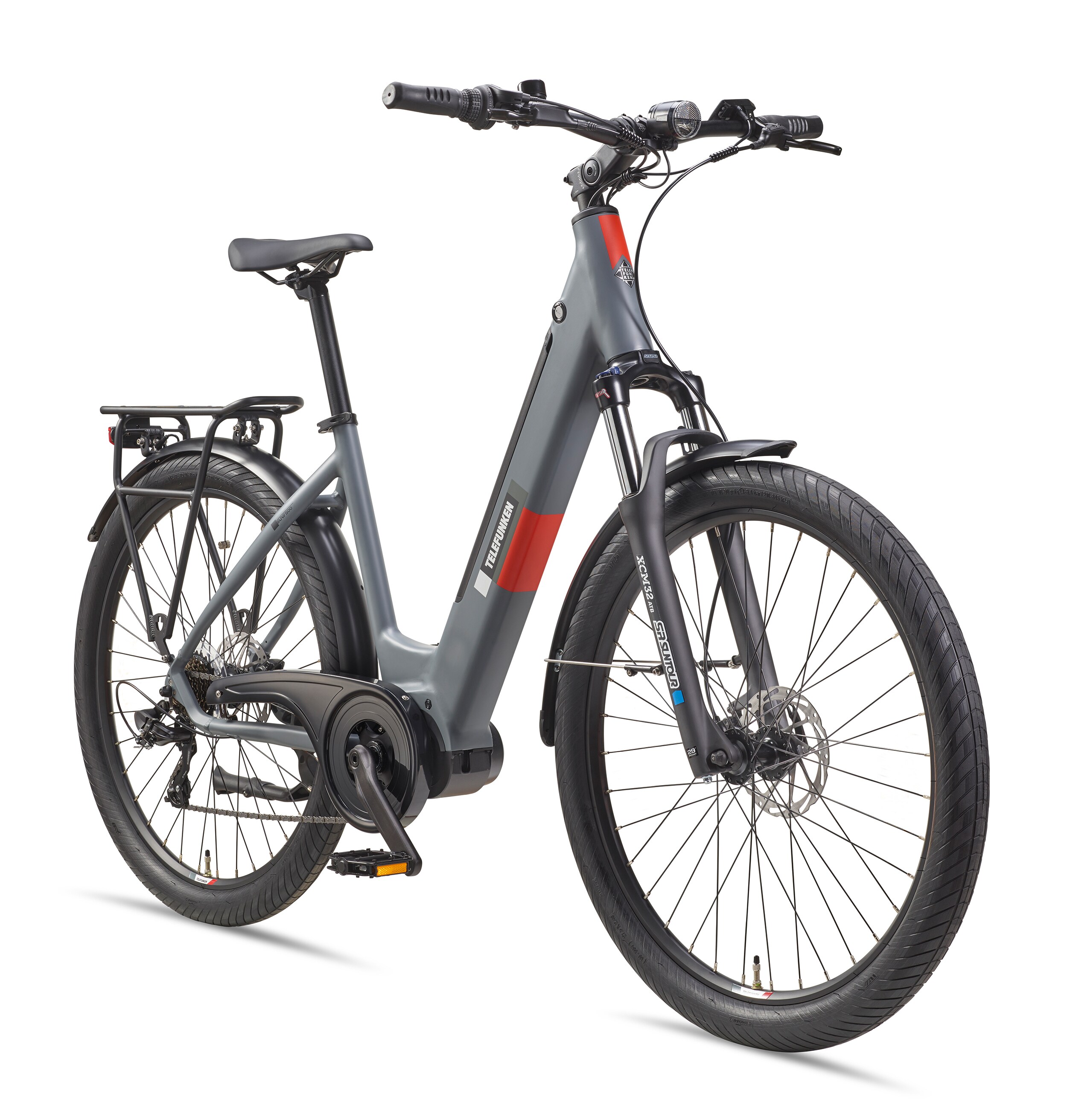 Telefunken City SUV 500 E-Bike f&uuml;r Damen und Herren | Elektrofahrrad 27,5 Zoll | Mittelmotor | 468 Wh | Trekking Pedelec - Bild 1