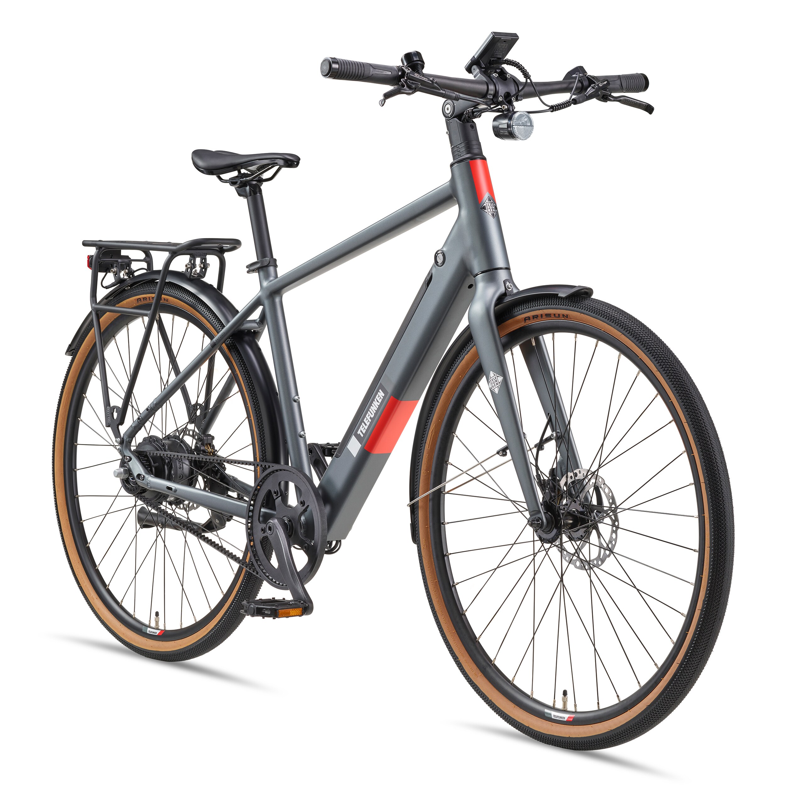 TELEFUNKEN UH220 E-Urban-Bike 28" titangrau - Bild 1
