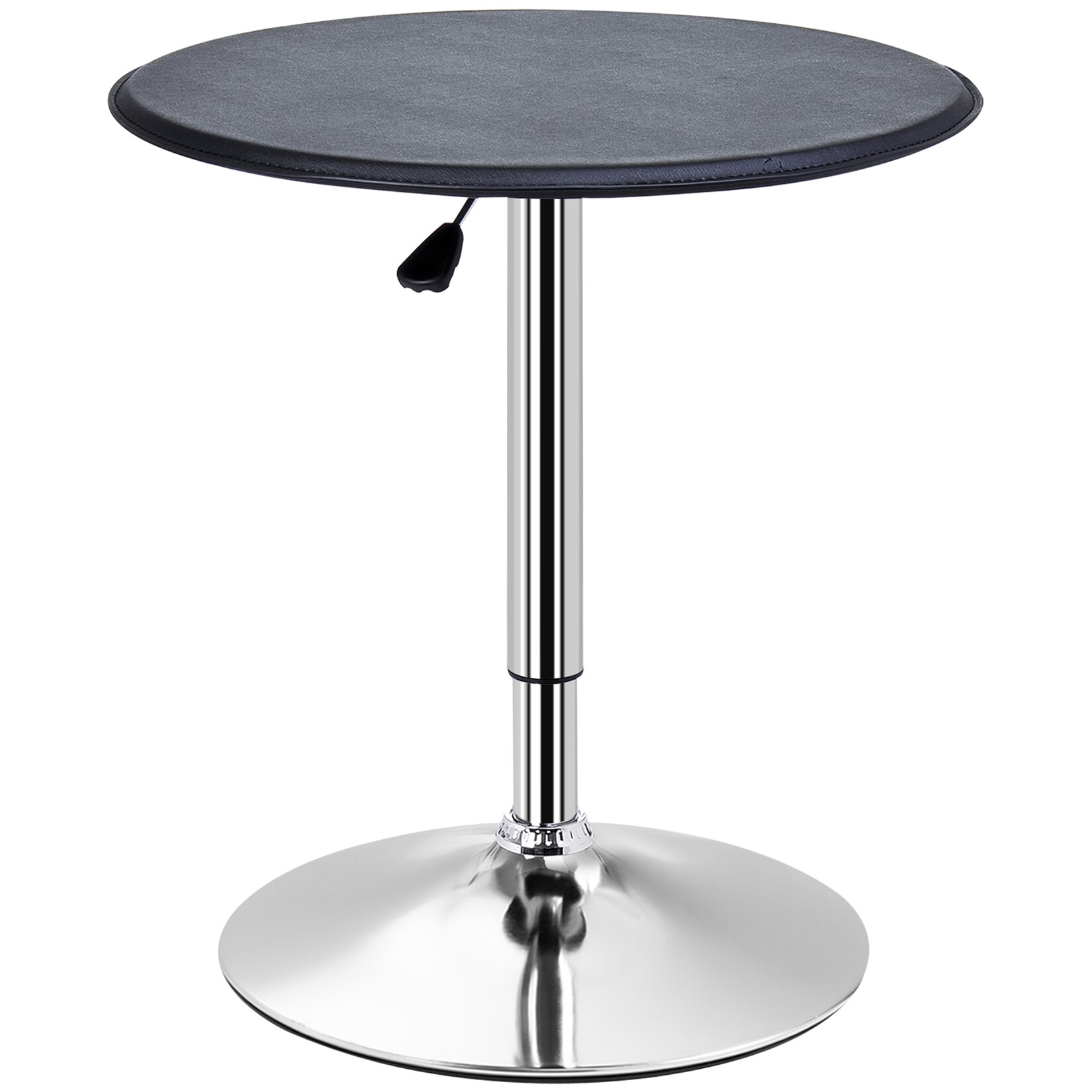 HOMCOM Bartisch Chromstahl, Holzwerkstoff, Kunstlederbezug | 04255633537324