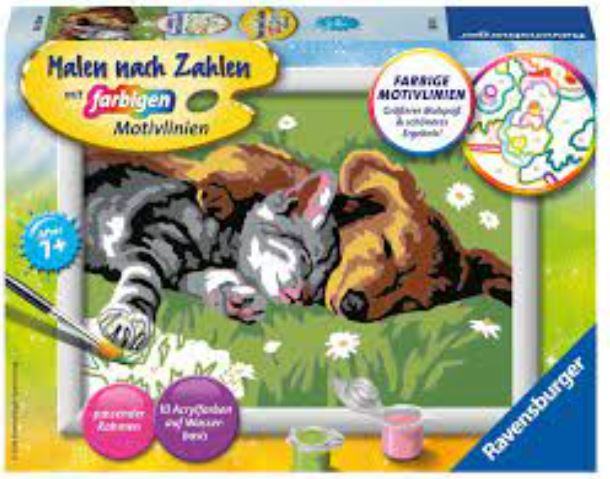 Paket Malen nach Zahlen Serie E (Tiefer Schlaf) - Bild 1