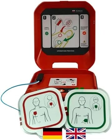 MEDX5 Primedic HeartSave YA mit automatischer Schockabgabe, DE/EN | 04260301057165