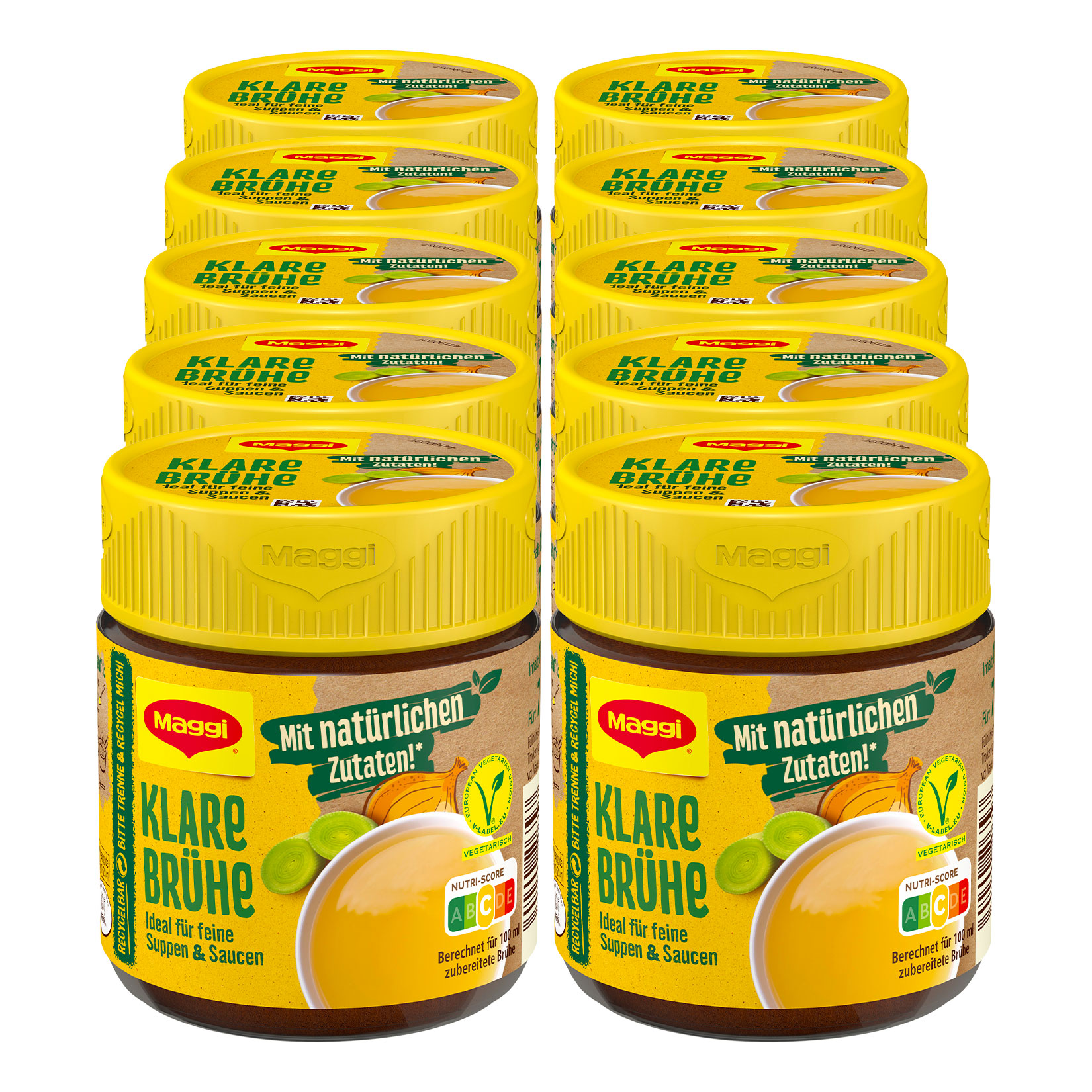 Maggi Klare Br&uuml;he ergibt 7 Liter , 10er Pack - Bild 1